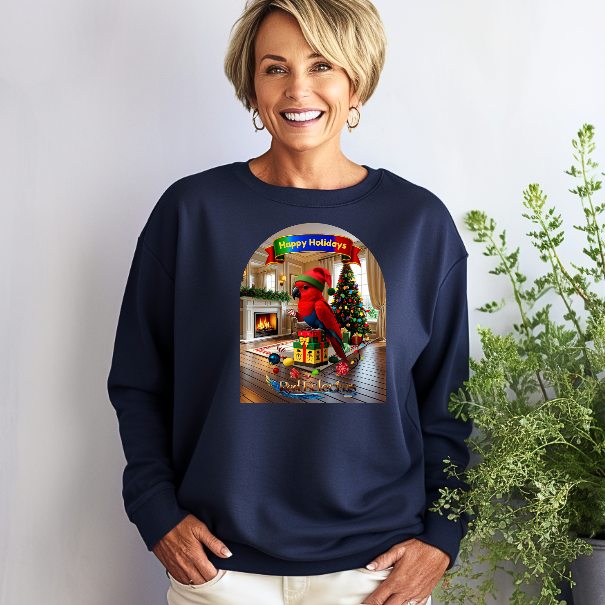 Red Eclectus Sweatshirt