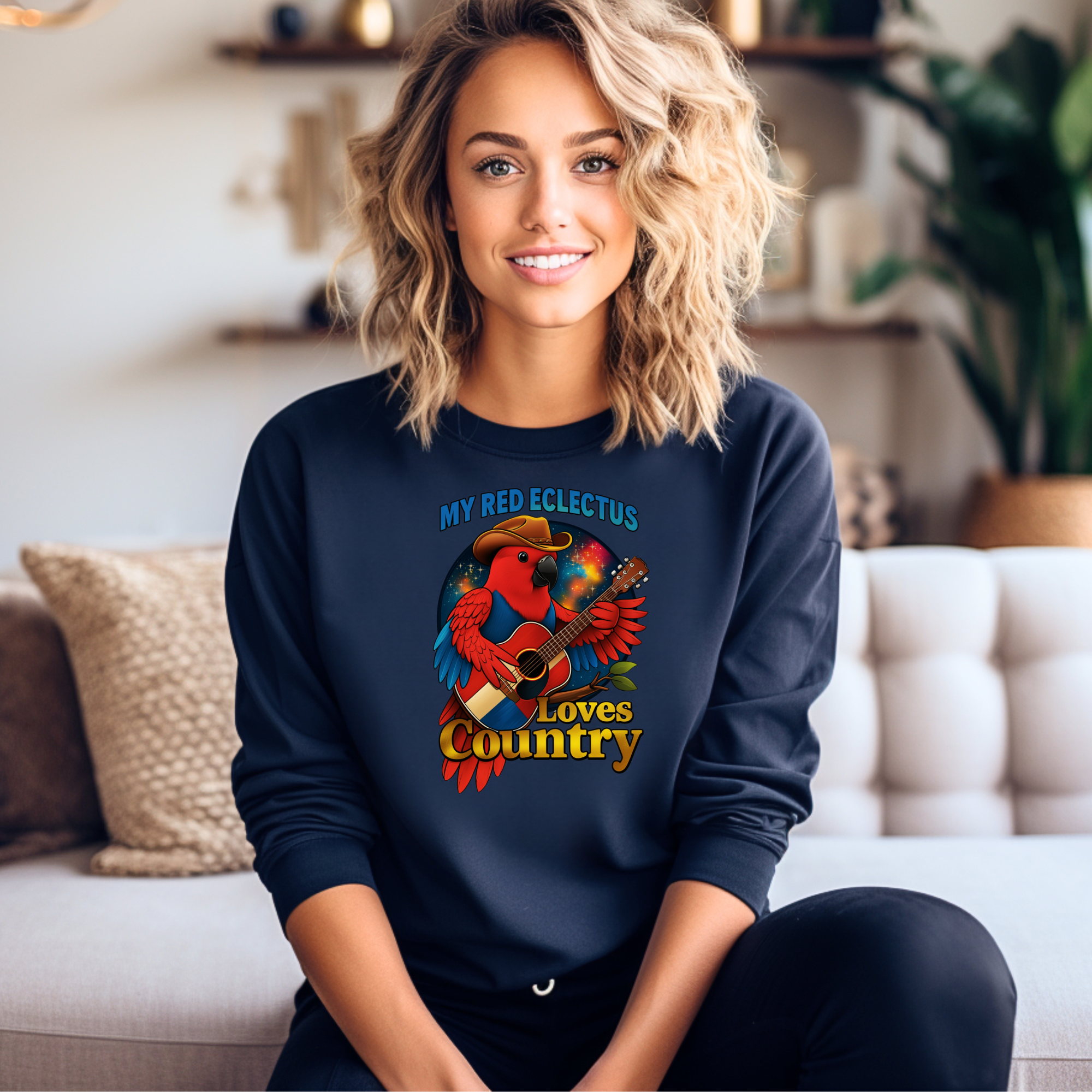 Red Eclectus Sweatshirt