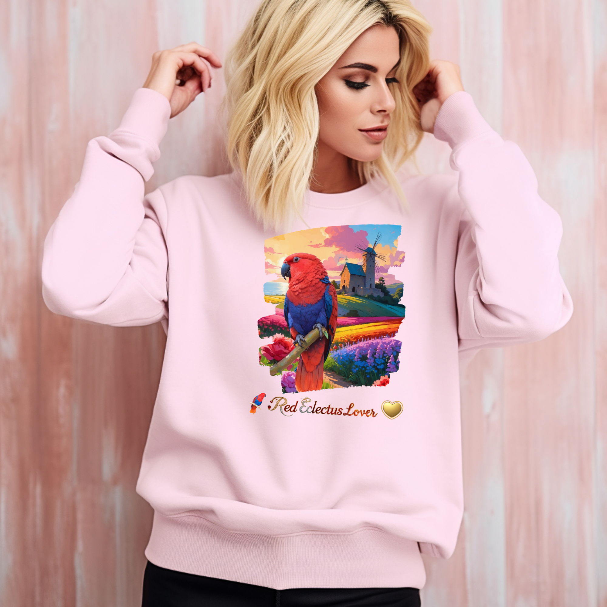 Red Eclectus Sweatshirt