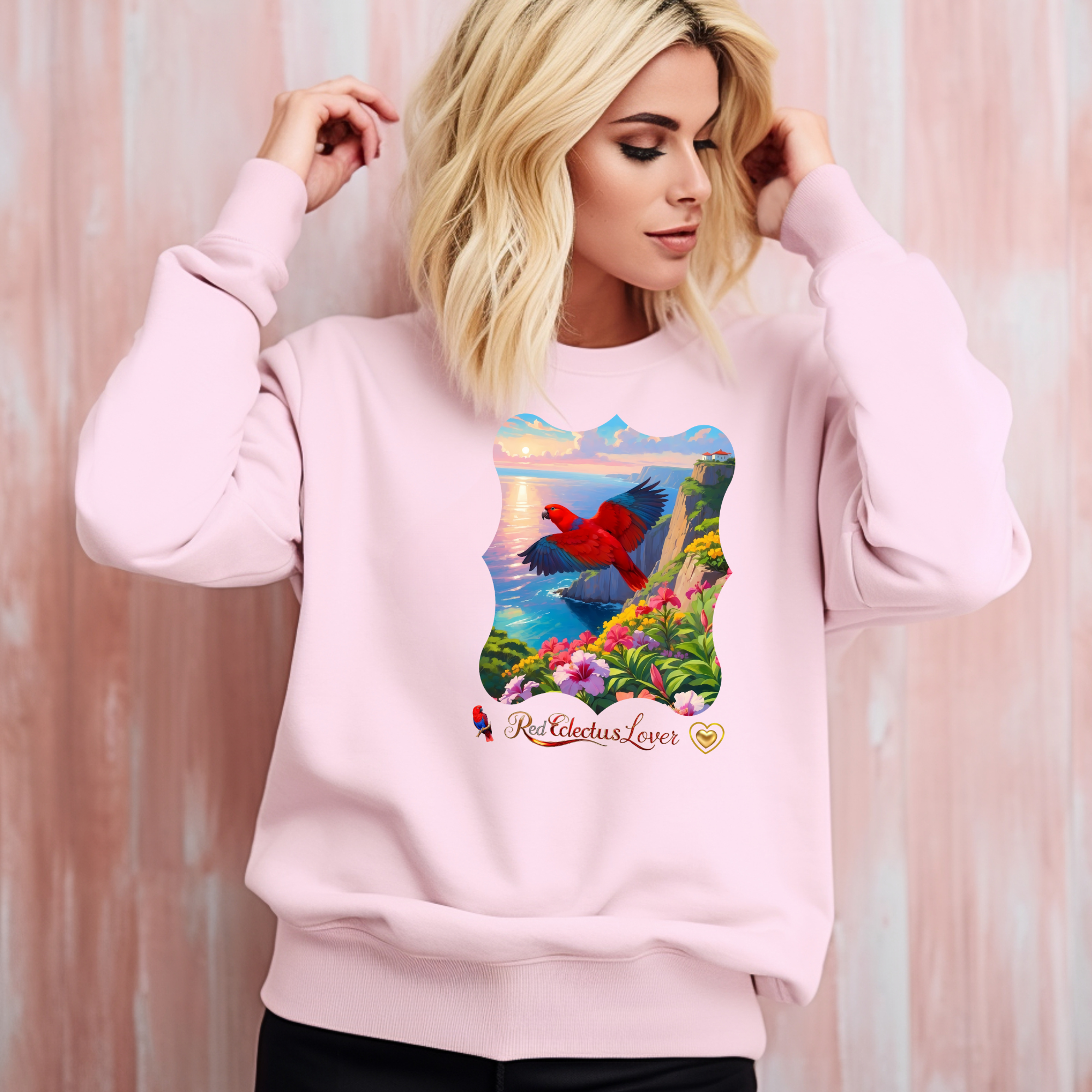 Red Eclectus Sweatshirt