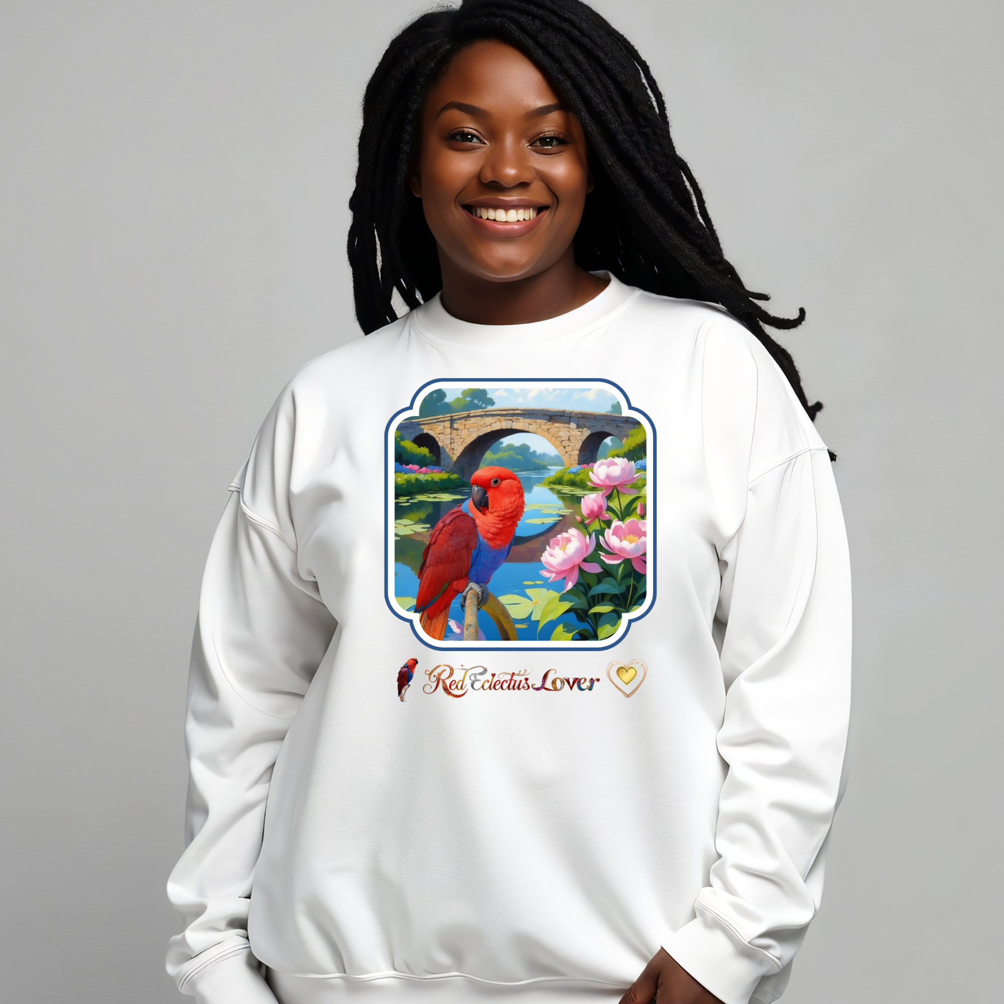 Red Eclectus Sweatshirt