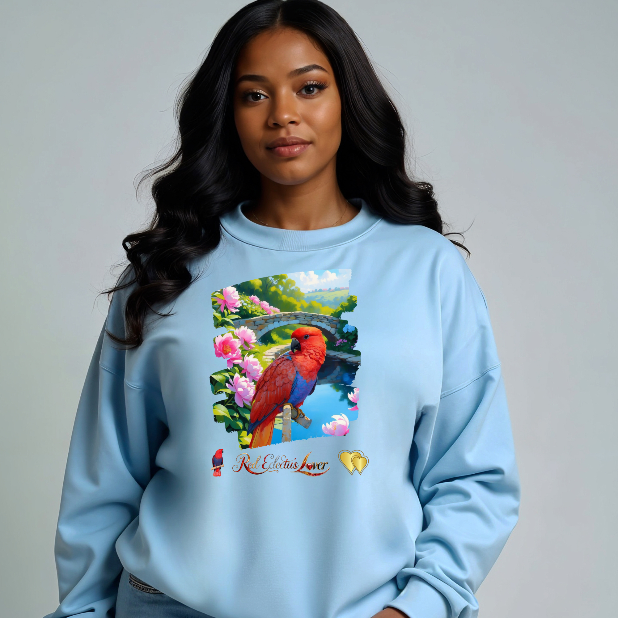 Red Eclectus Sweatshirt