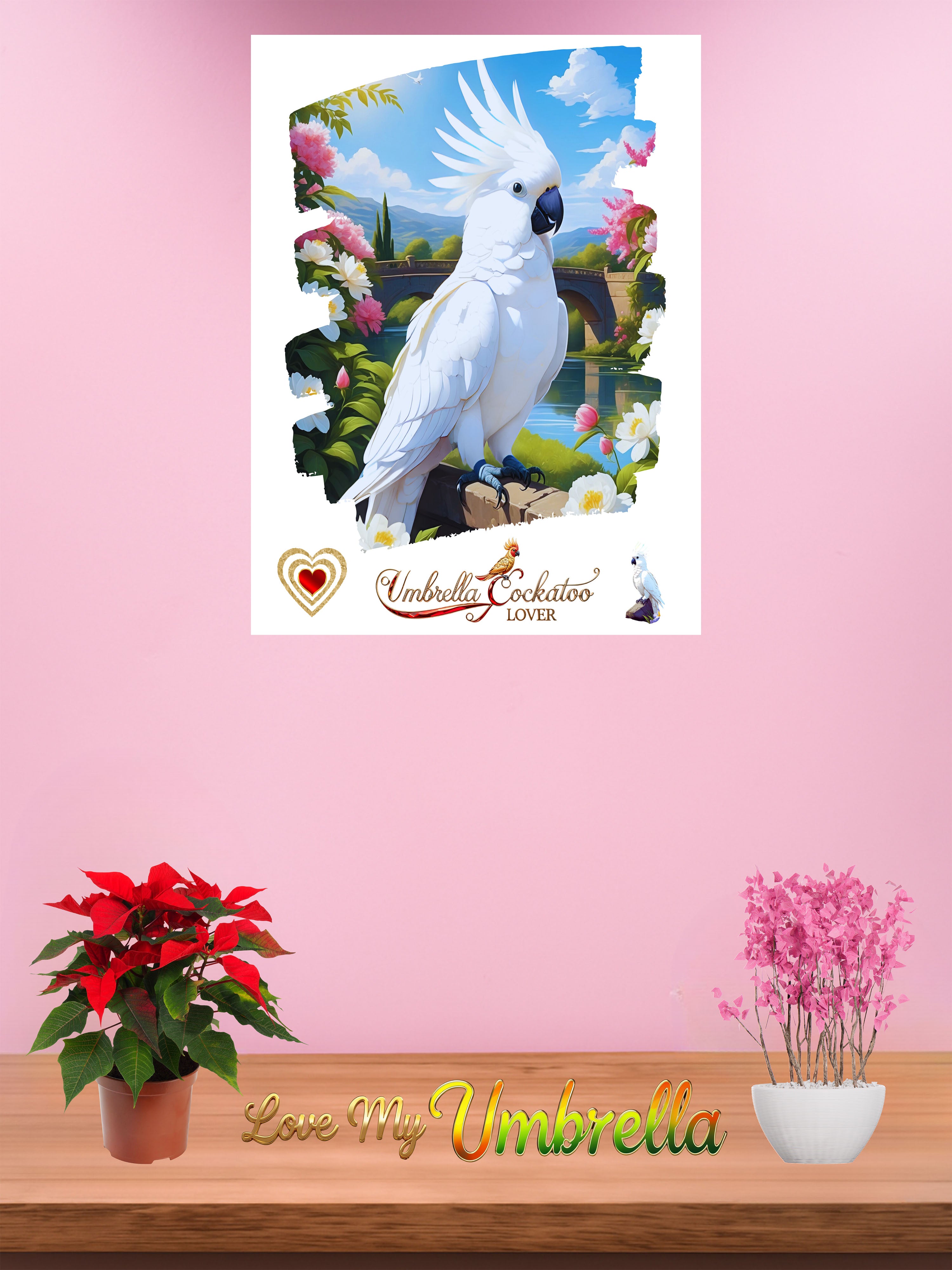 Umbrella Cockatoo Lover Wall-Hanging