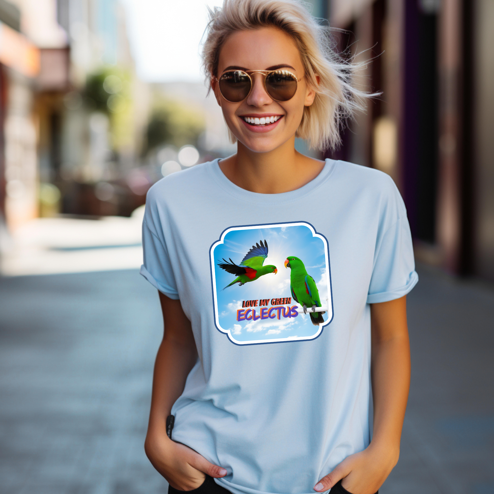 Love My Green Eclectus T-Shirt