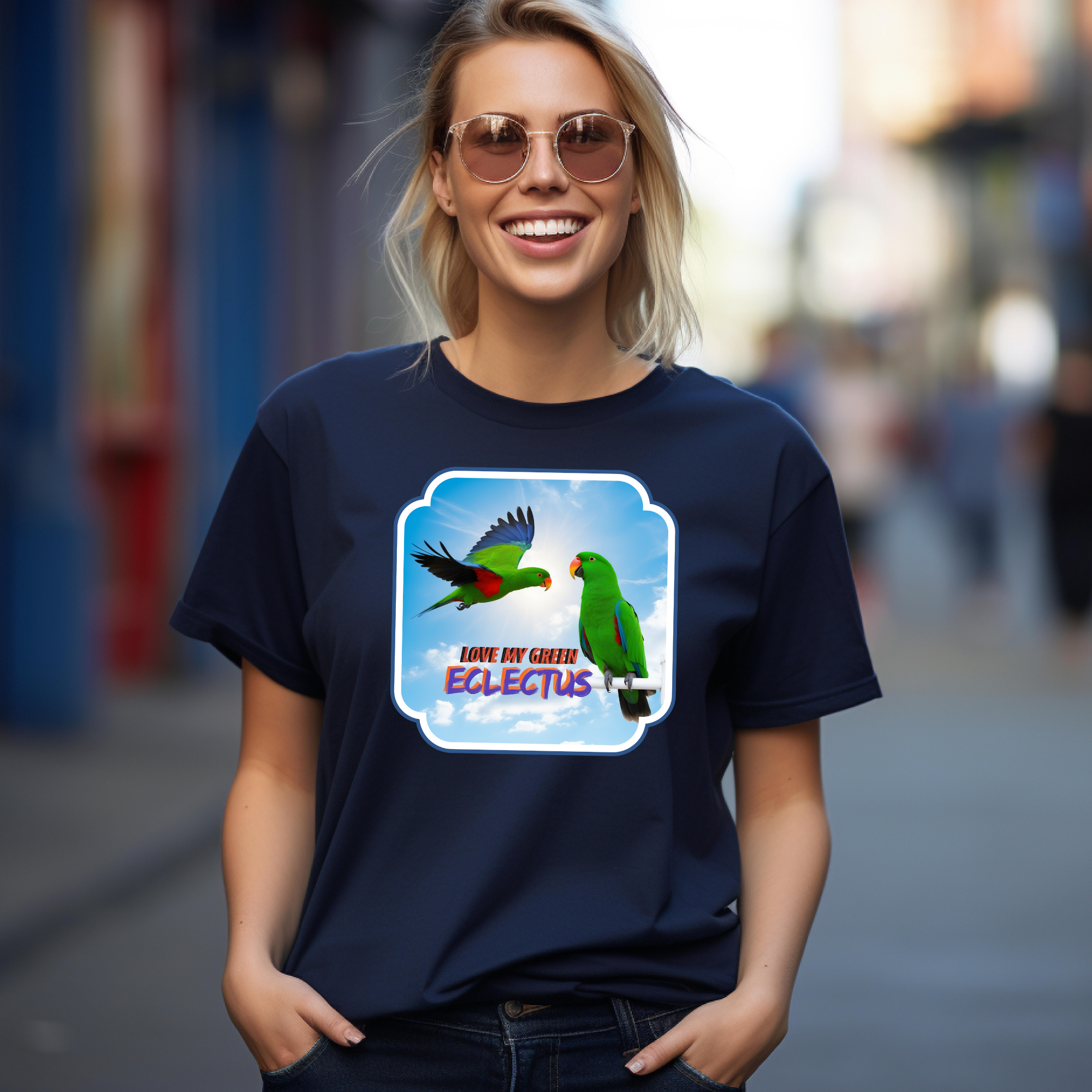 Love My Green Eclectus T-Shirt