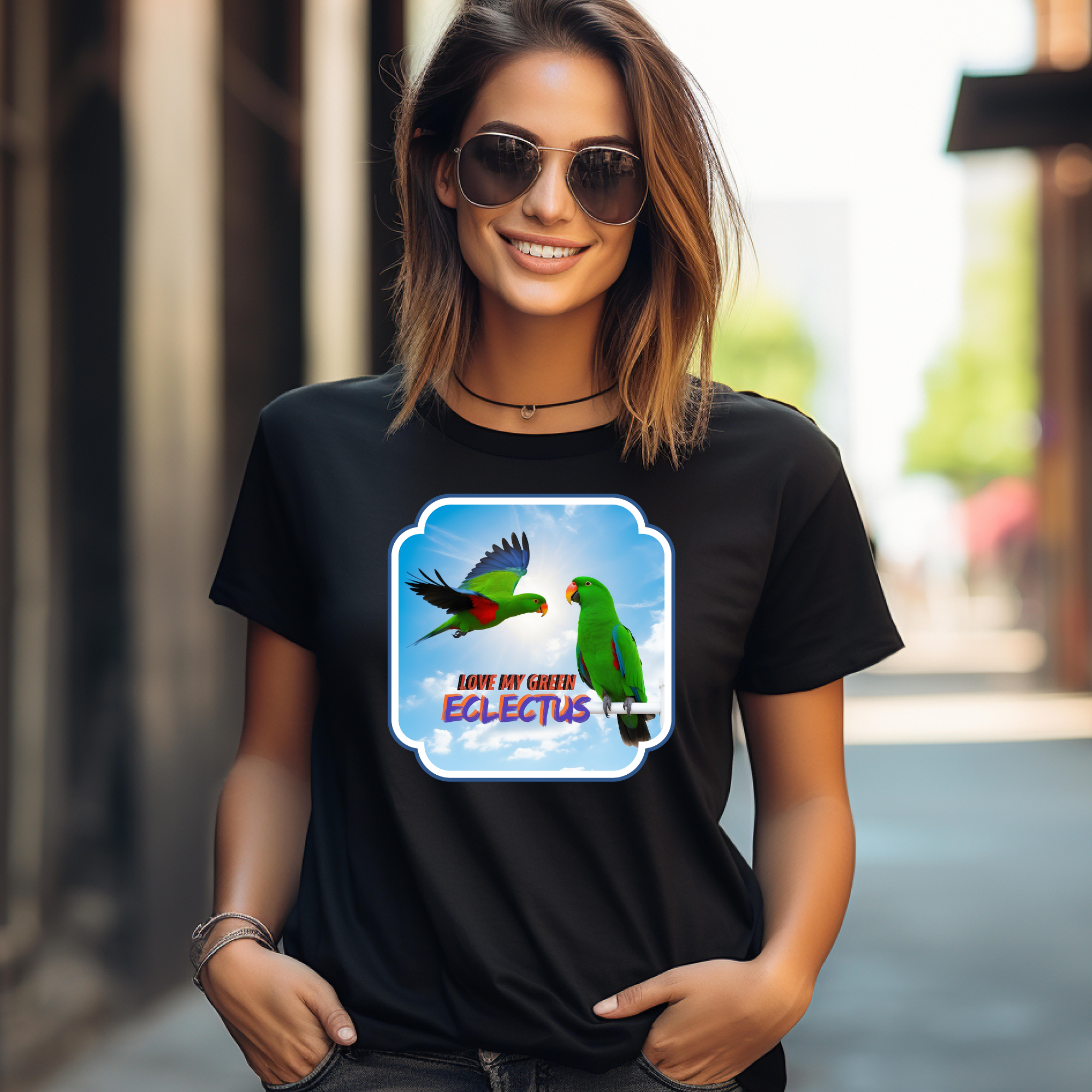 Love My Green Eclectus T-Shirt