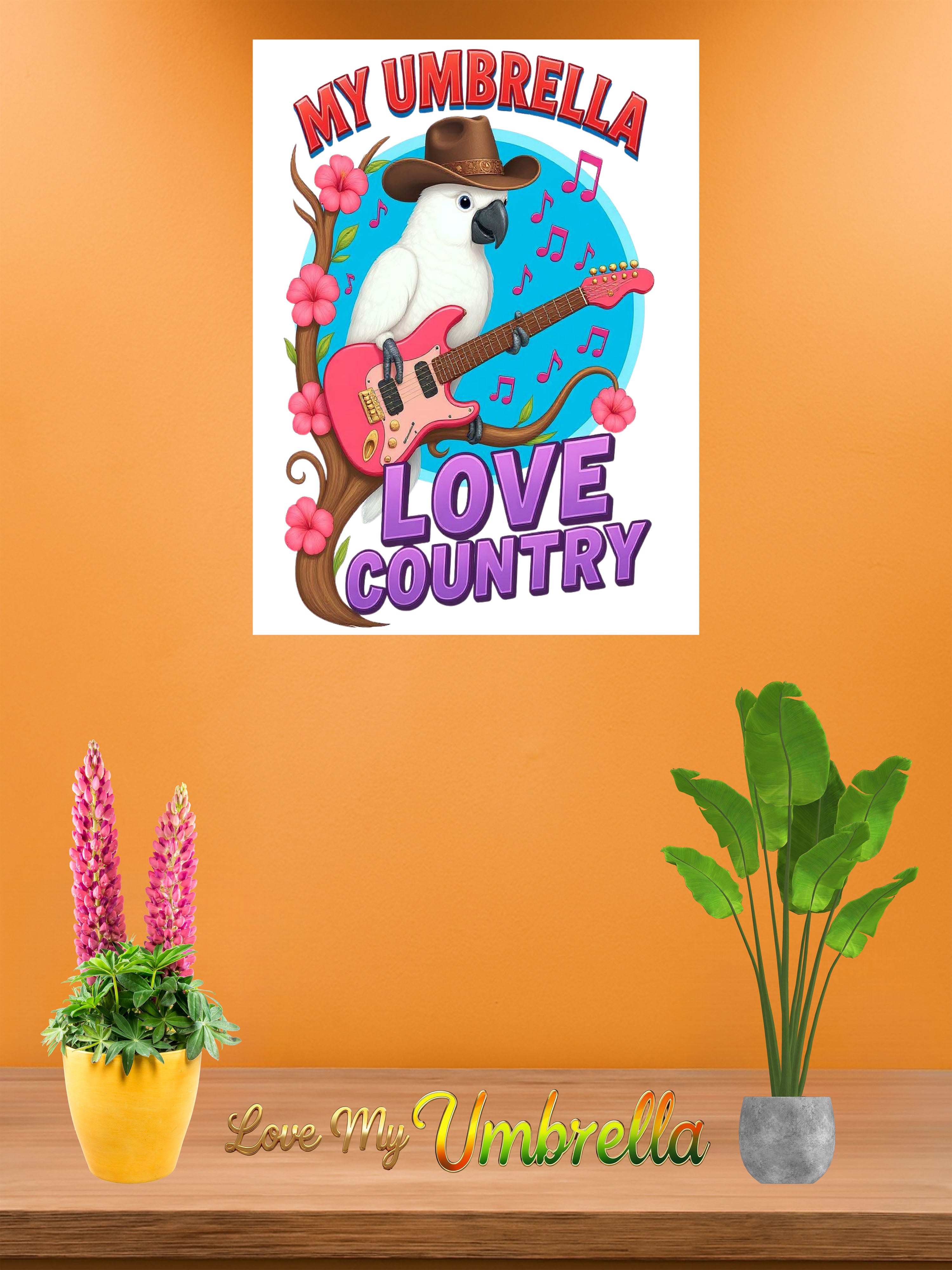 My Umbrella Loves Country Wall-Hanging