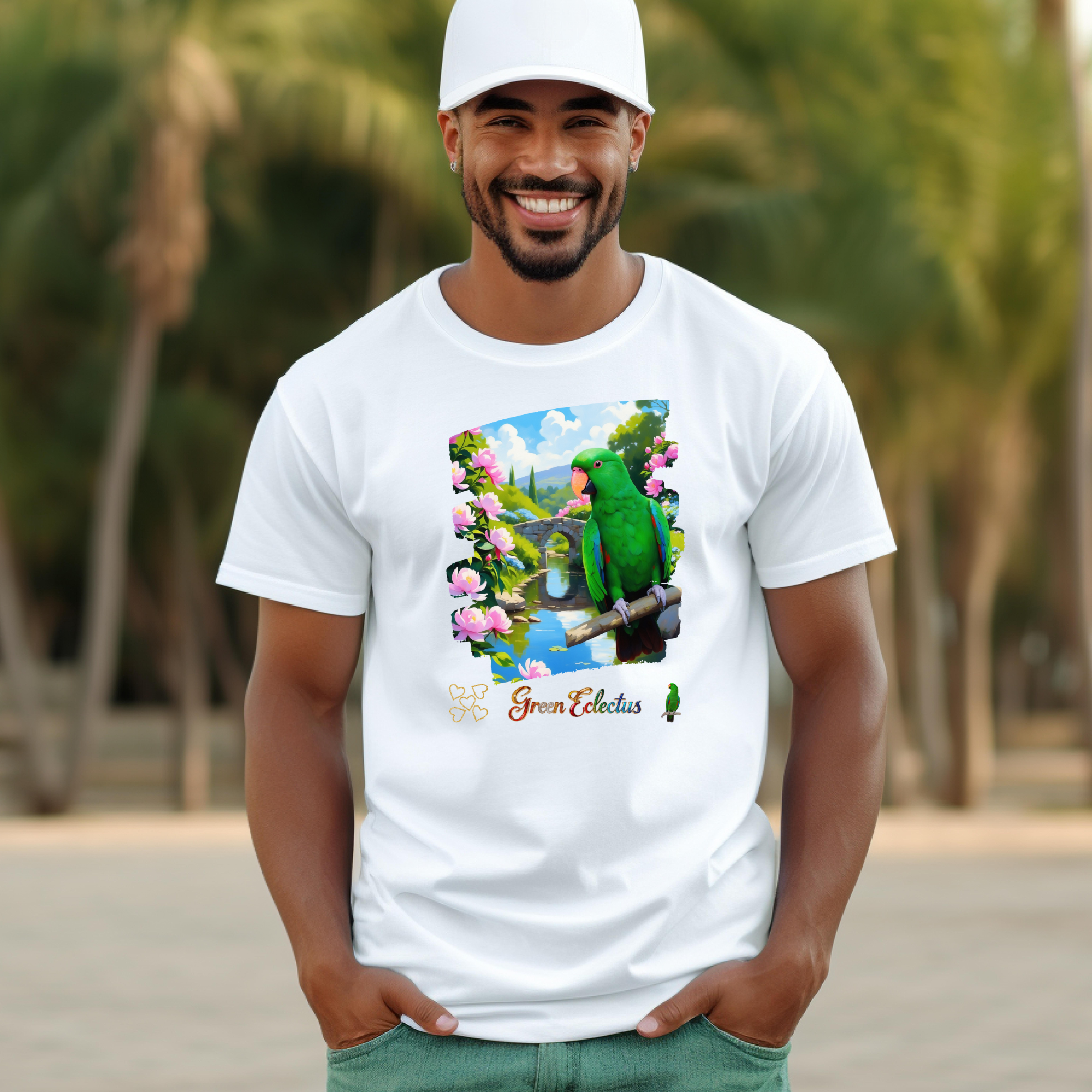 Green Eclectus Parrot Nature T-Shirt
