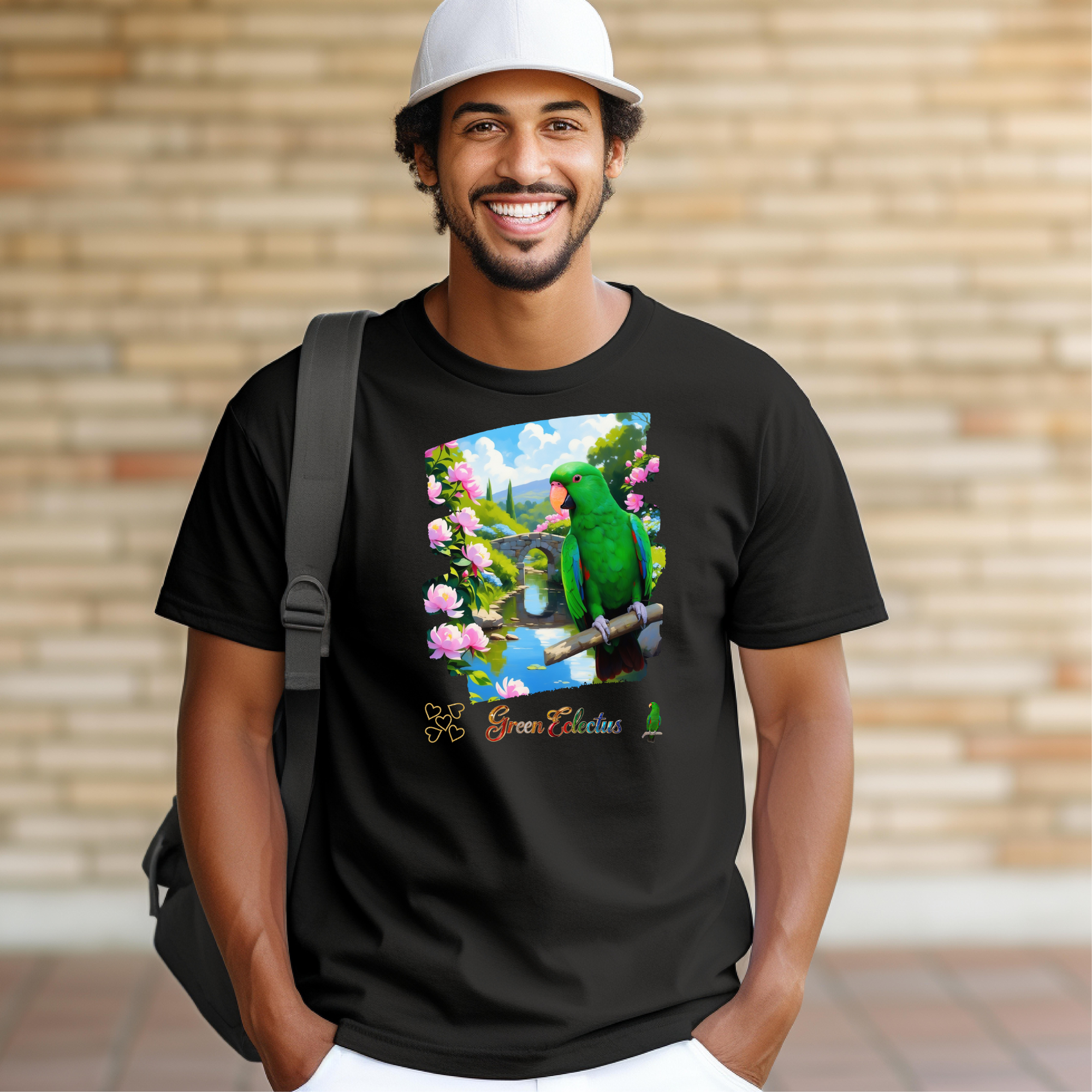 Green Eclectus Parrot Nature T-Shirt