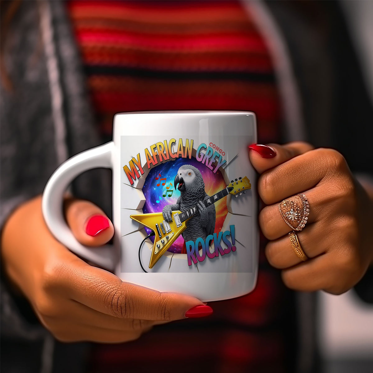 My African Grey Congo Rocks Mug