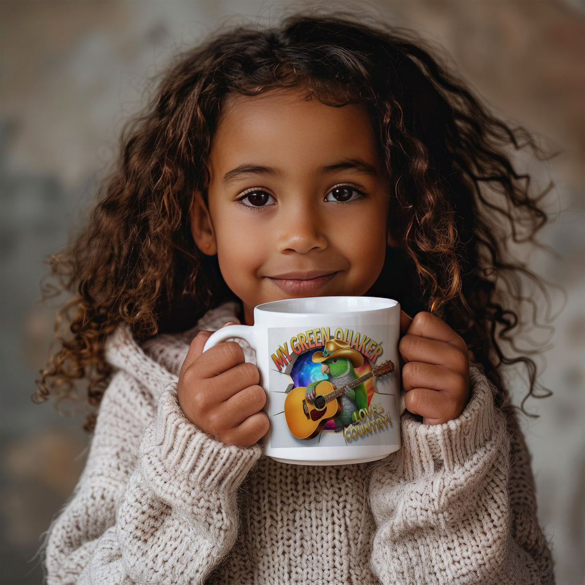My Green Quaker Loves Country Mug