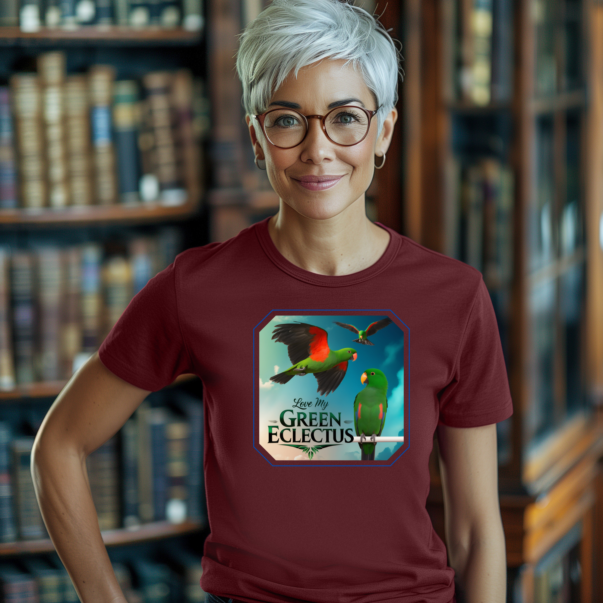 Love My Green Eclectus T-Shirt