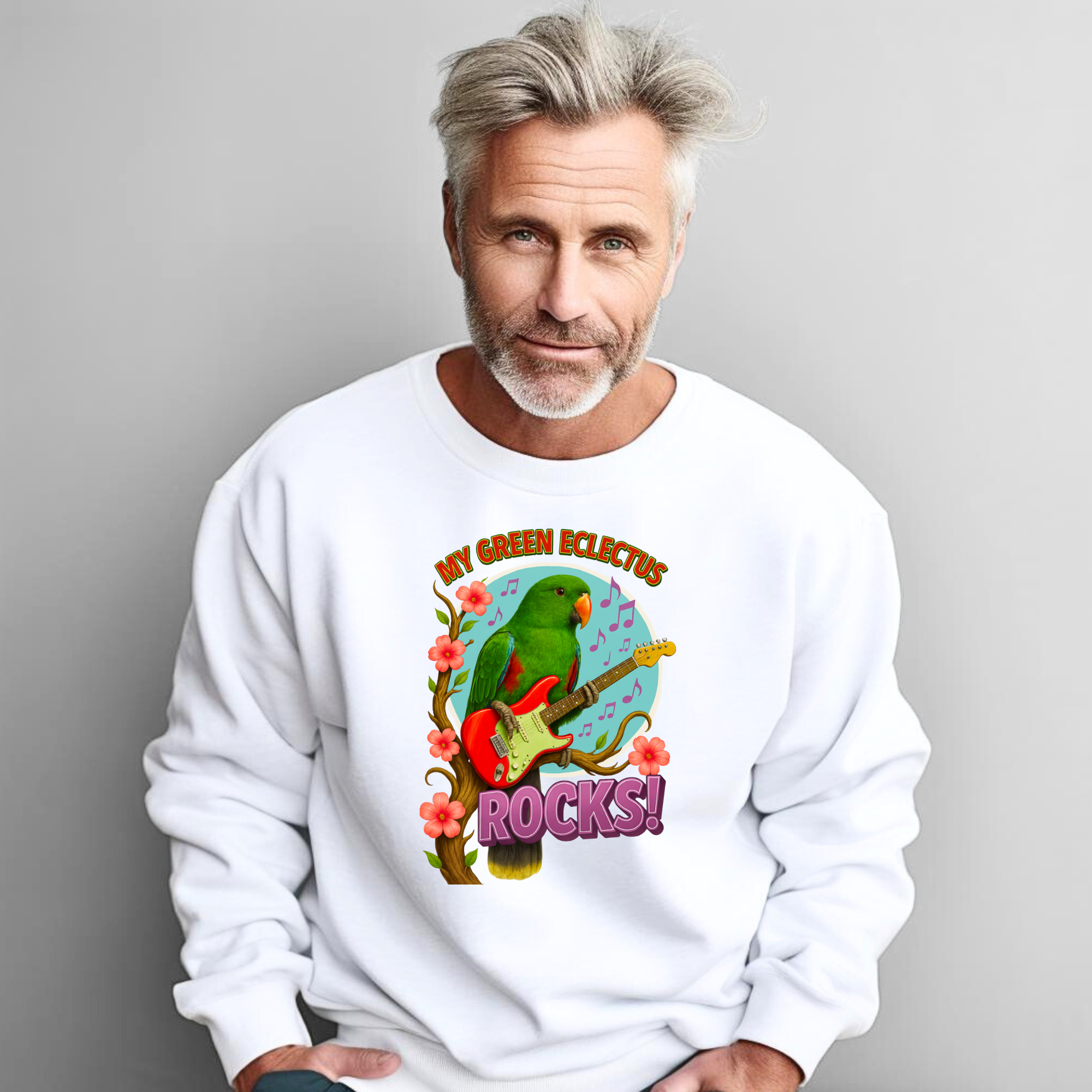 Green Eclectus Sweatshirt