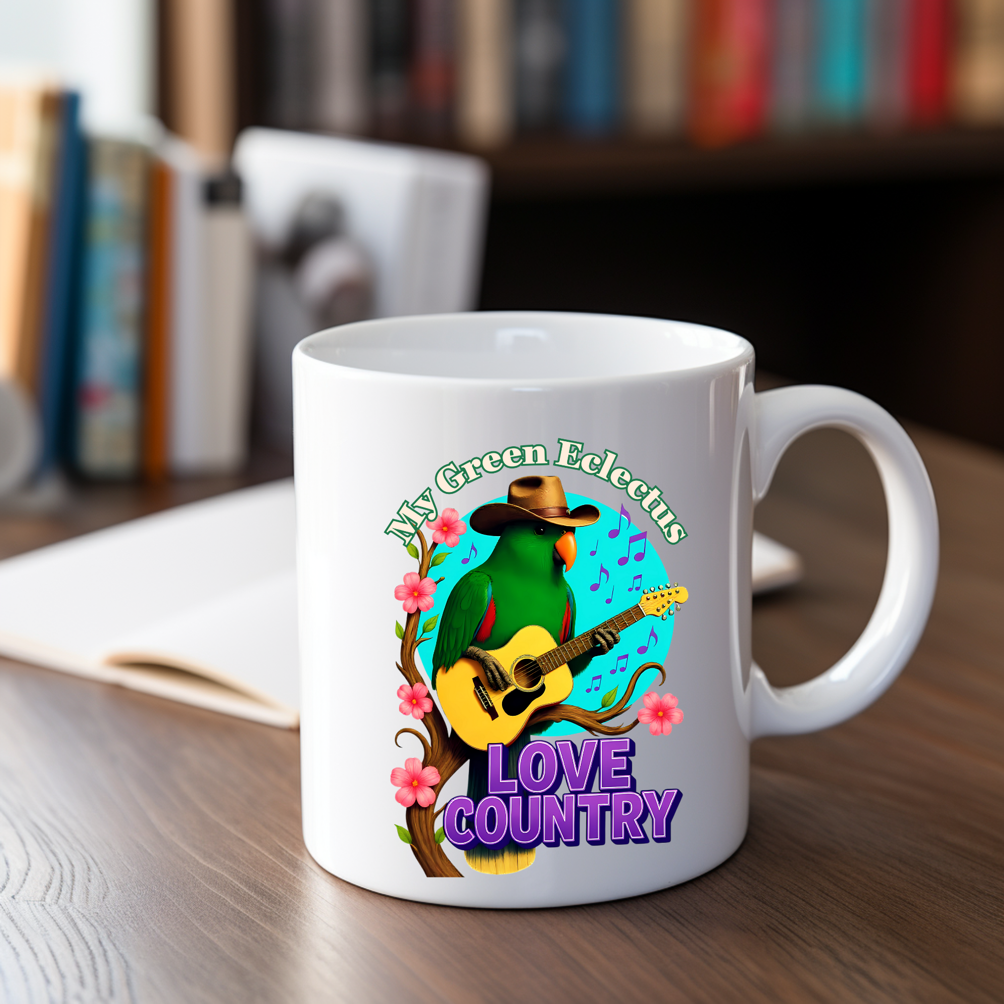 Green Eclectus Mug