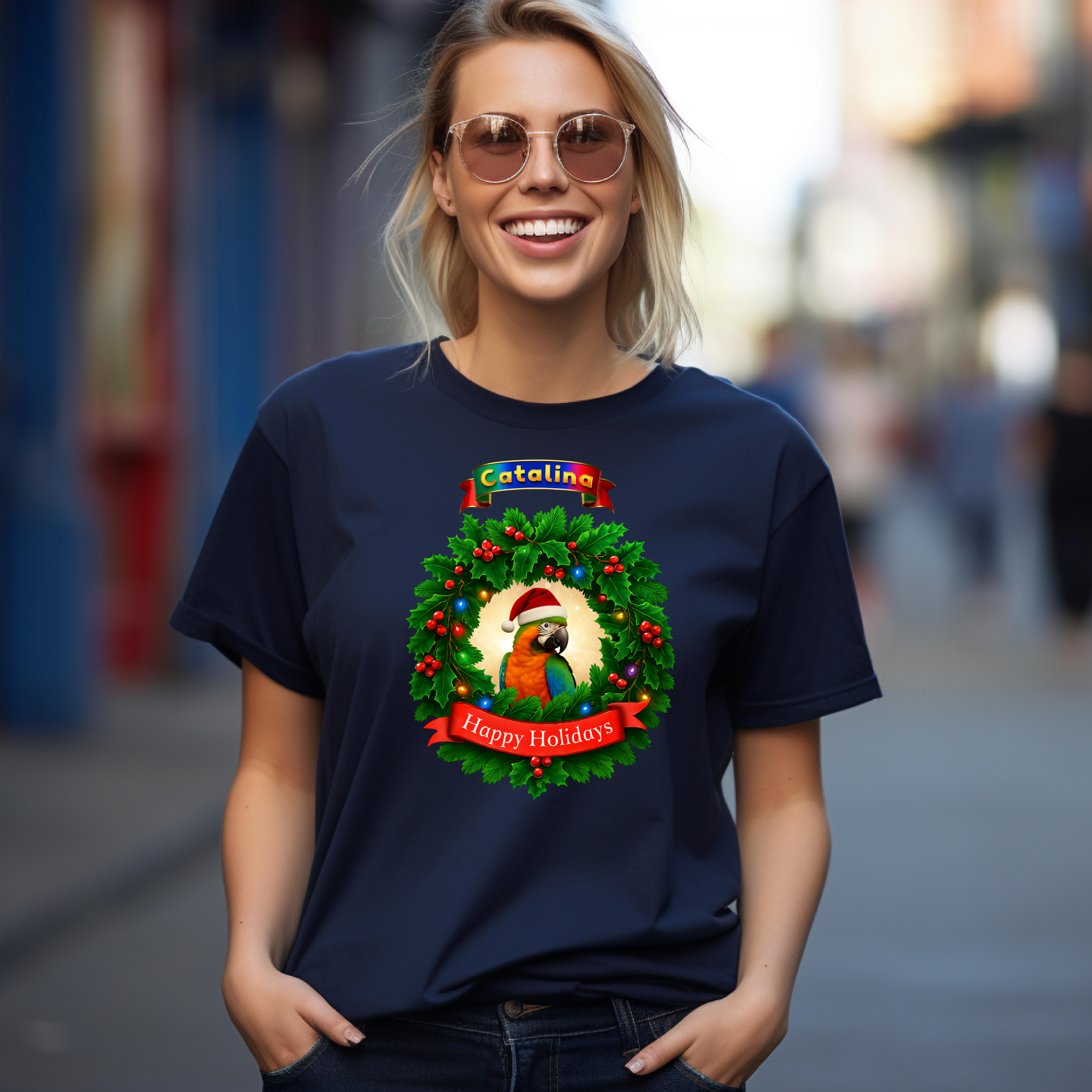 Happy Holidays Catalina T-Shirt