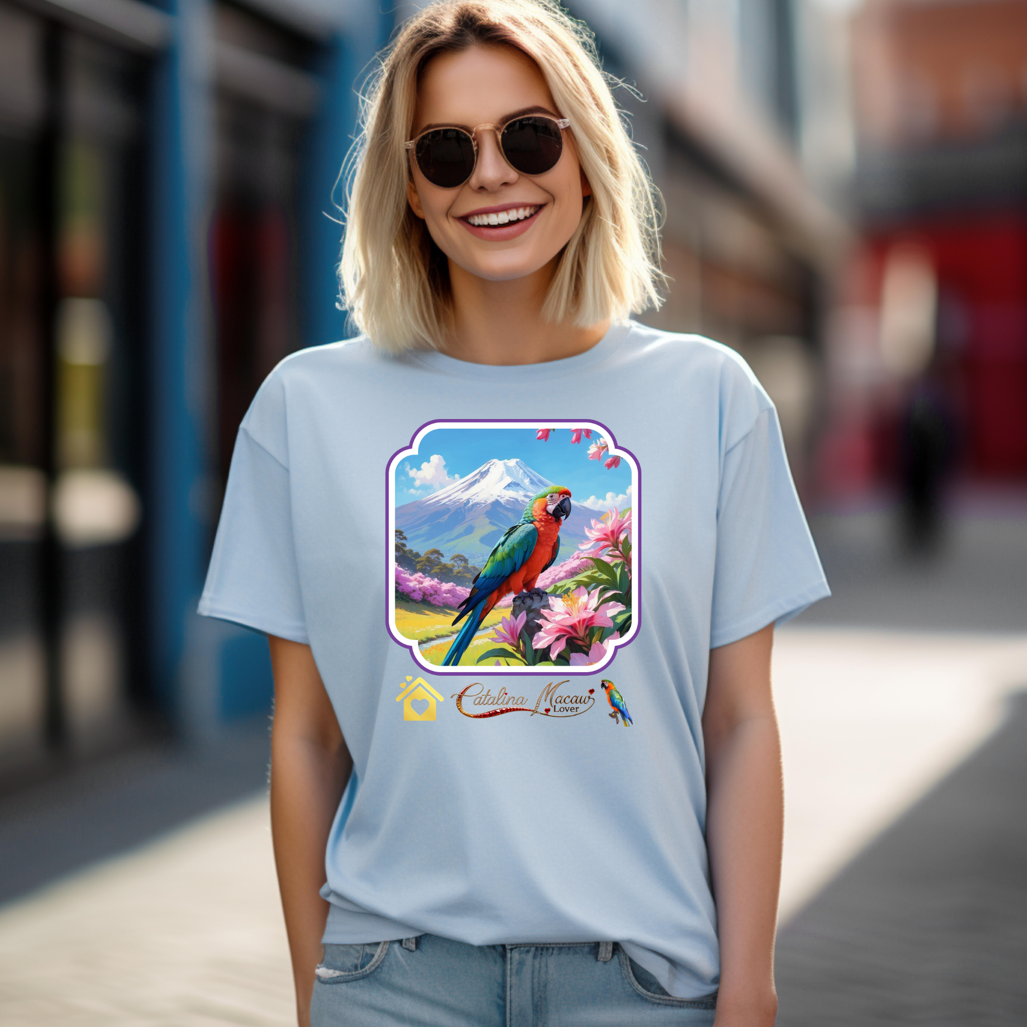 Catalina Macaw Lover Nature Scenic T-Shirt