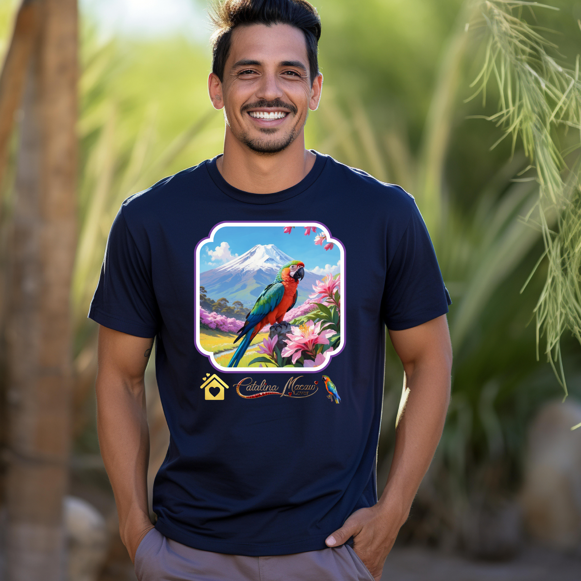 Catalina Macaw Lover Nature Scenic T-Shirt