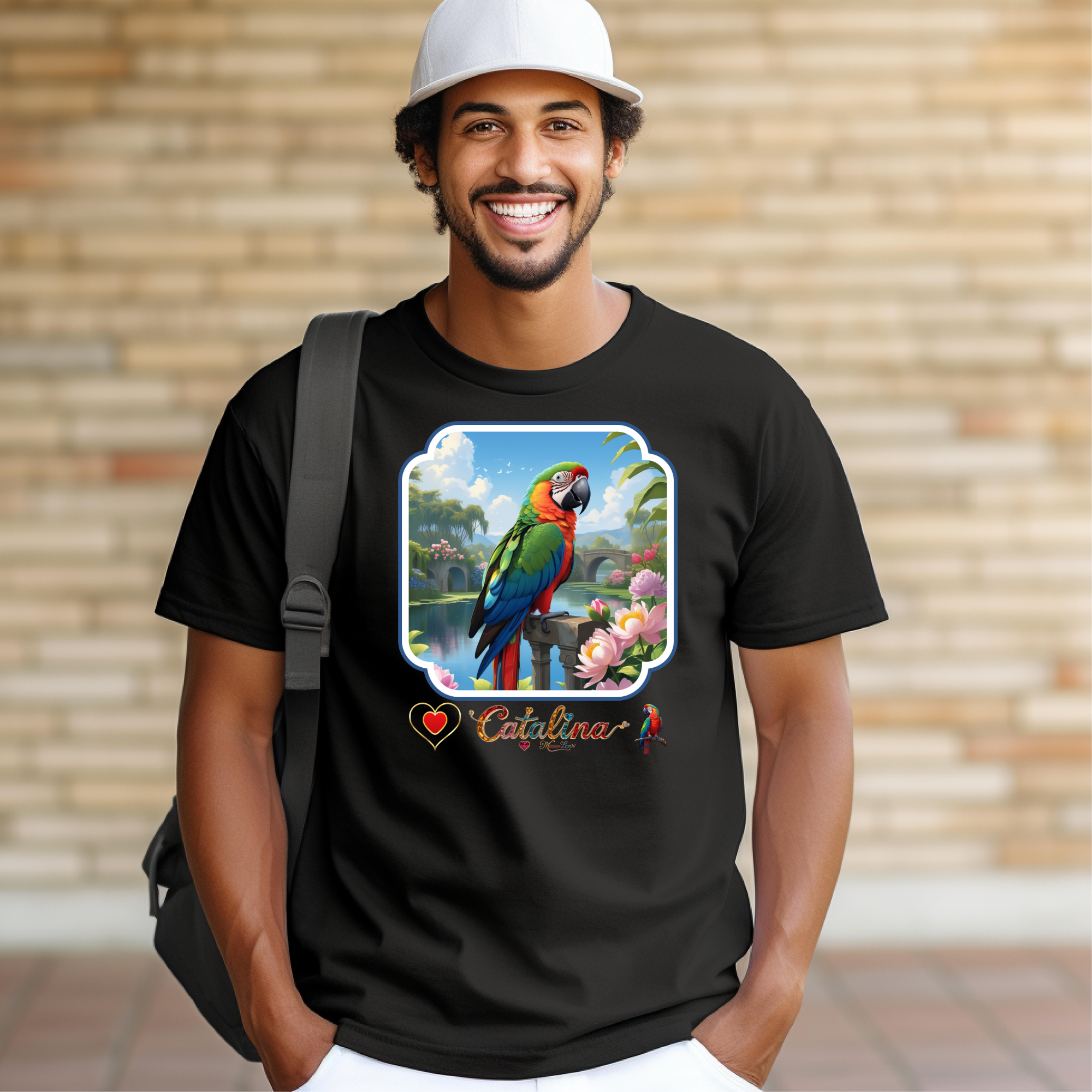 Rainbow Catalina Macaw Lover T-Shirt
