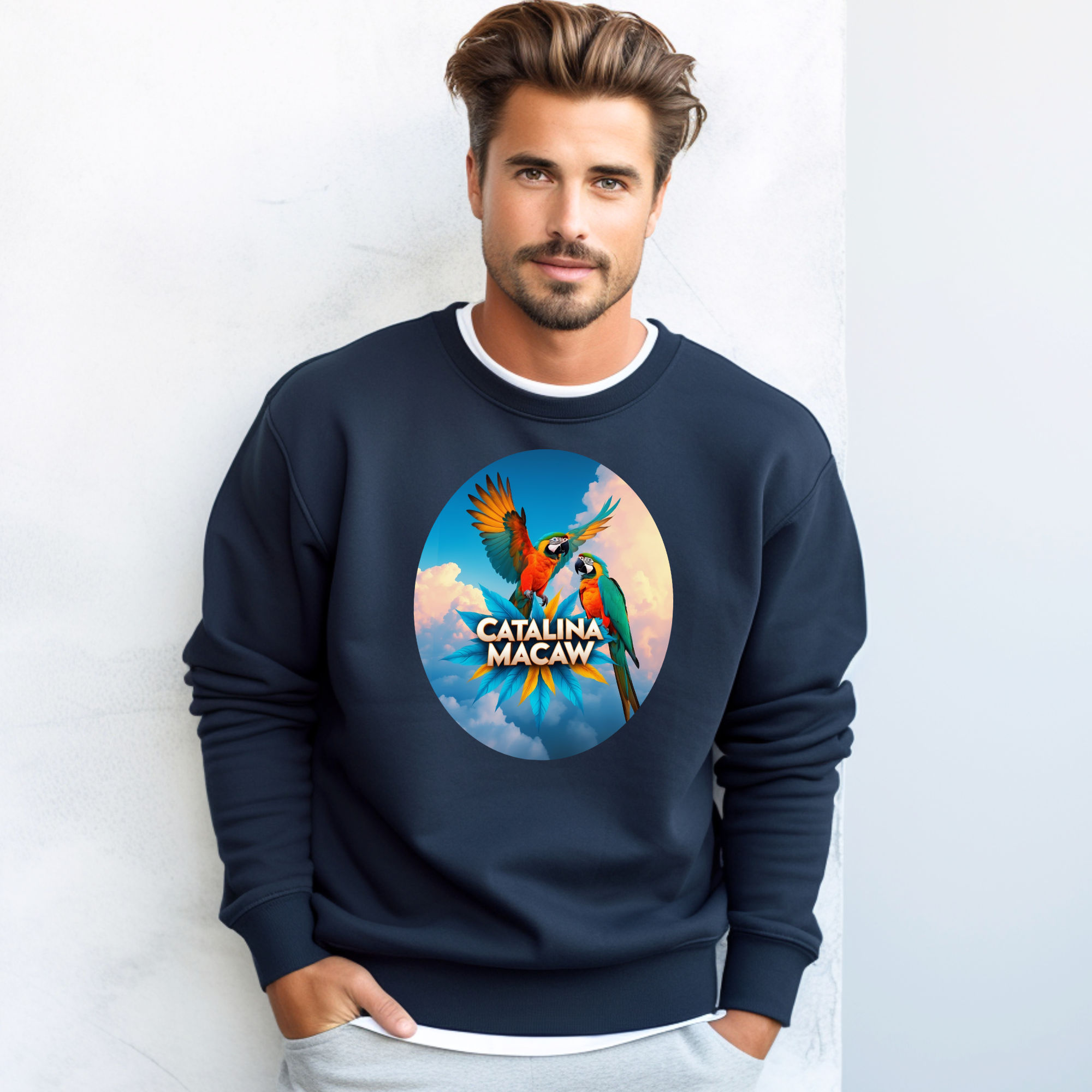 Flying Catalina Macaw Sweatshirt