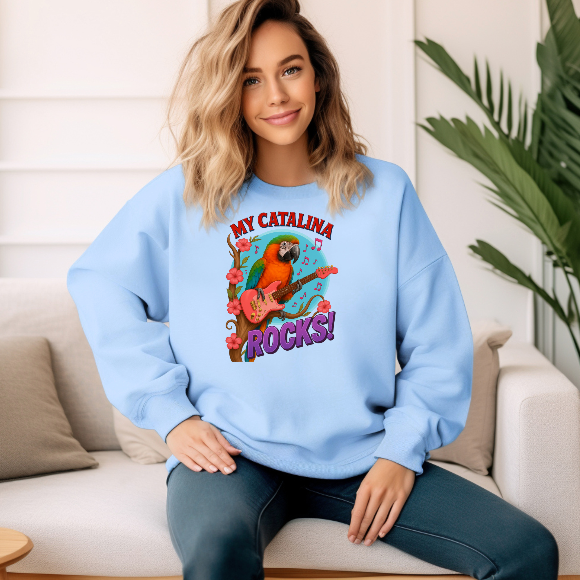 My Catalina Rocks Guitar Sweatshirt