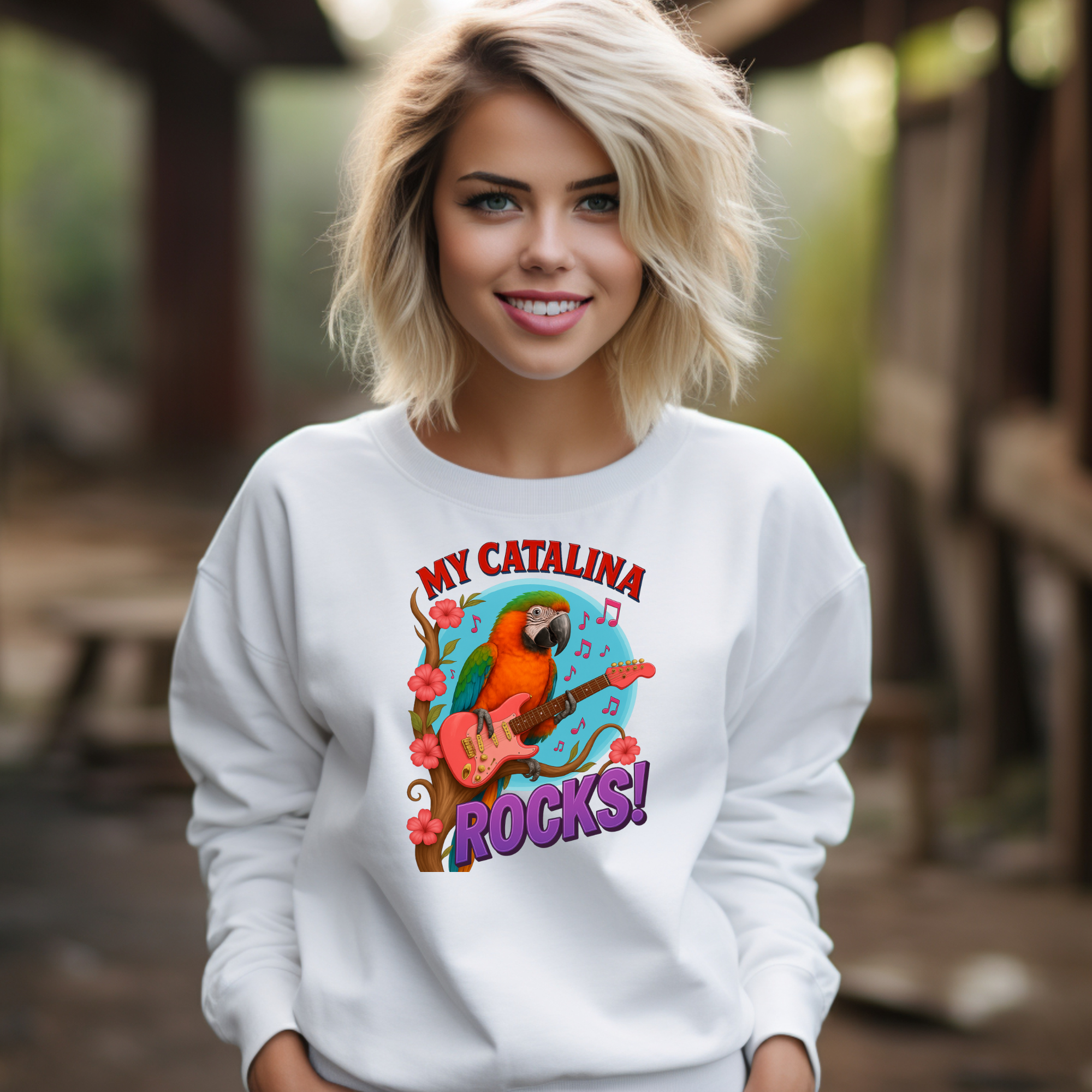 My Catalina Rocks Guitar Sweatshirt