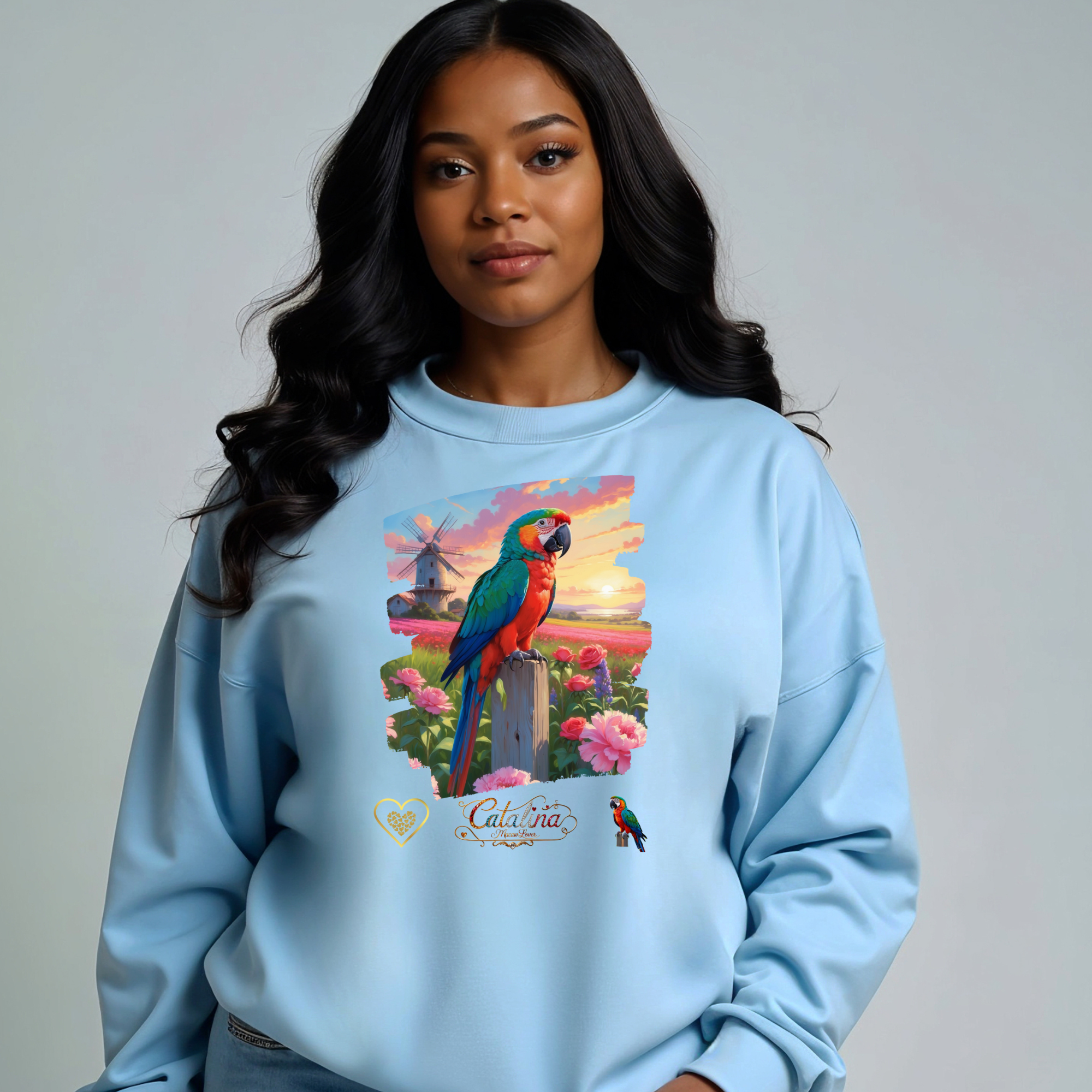 Rainbow Catalina Macaw Lover Sweatshirt