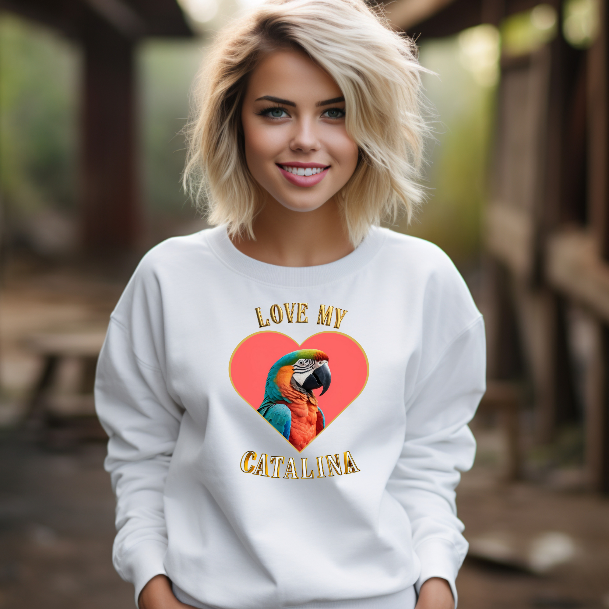 Love My Catalina Heart Sweatshirt