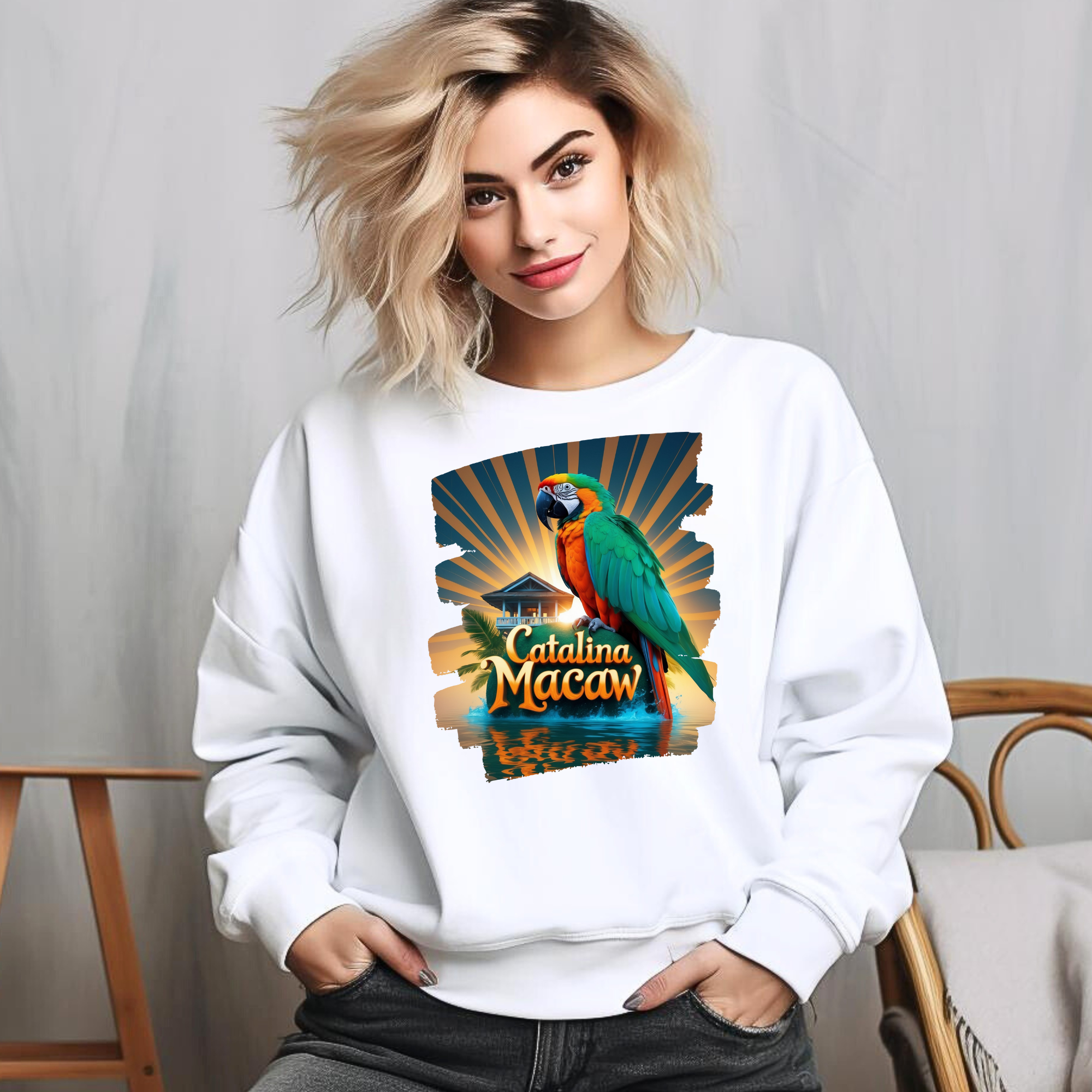 Catalina Macaw Sunburst T-Shirt