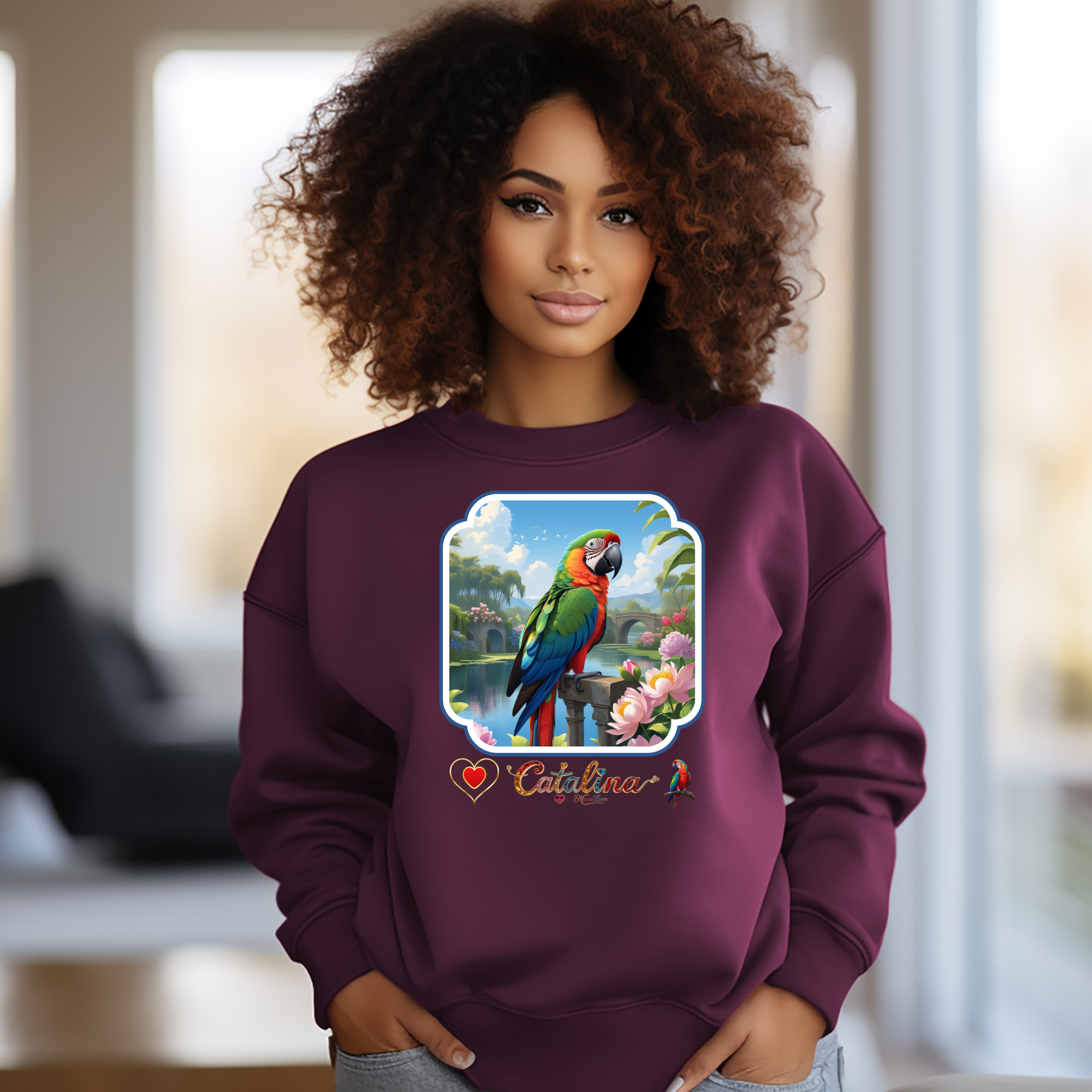 Rainbow Catalina Macaw Lover Sweatshirt