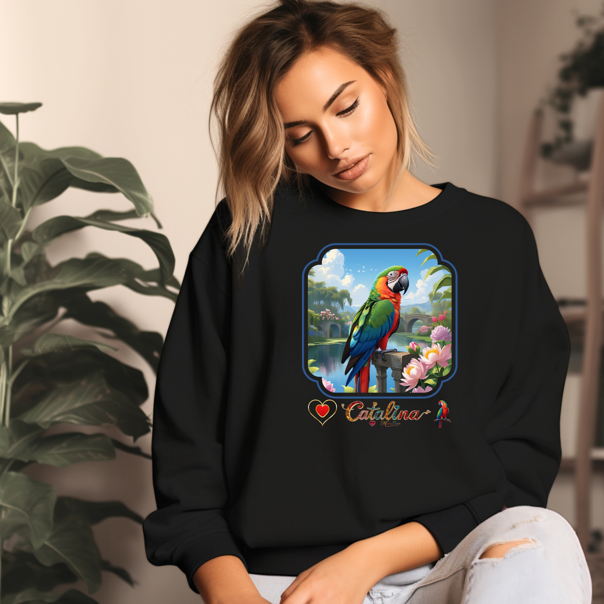 Rainbow Catalina Macaw Lover Sweatshirt