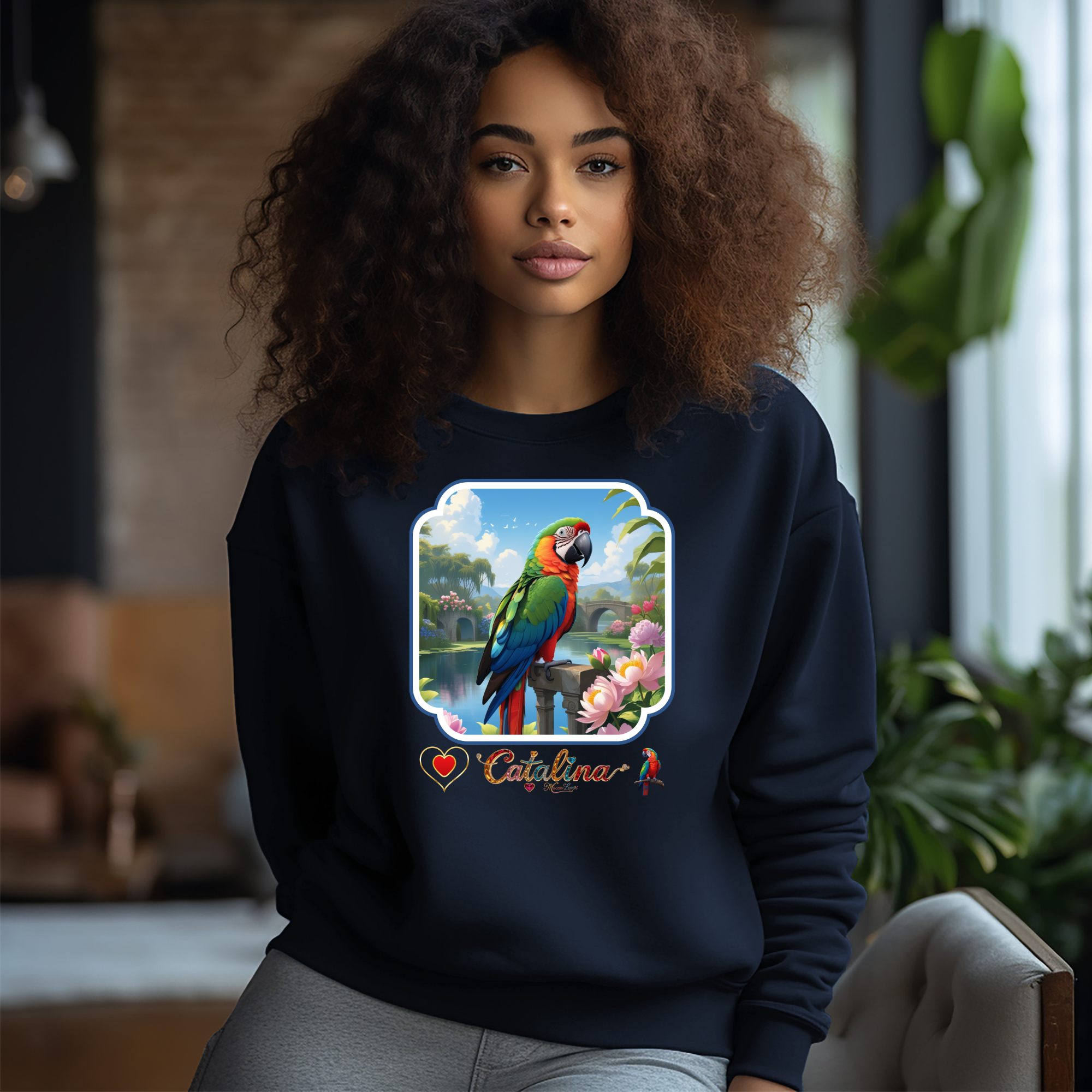 Rainbow Catalina Macaw Lover Sweatshirt