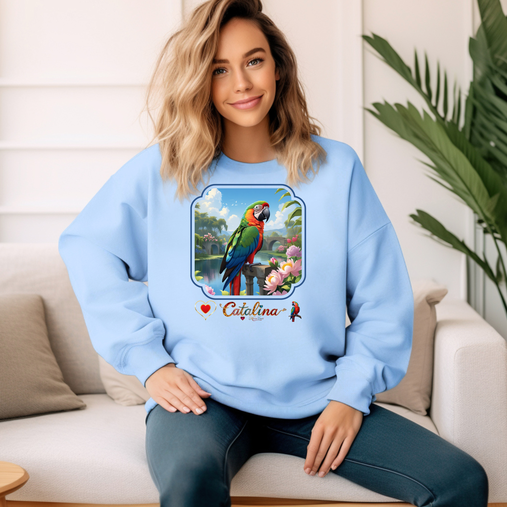 Rainbow Catalina Macaw Lover Sweatshirt