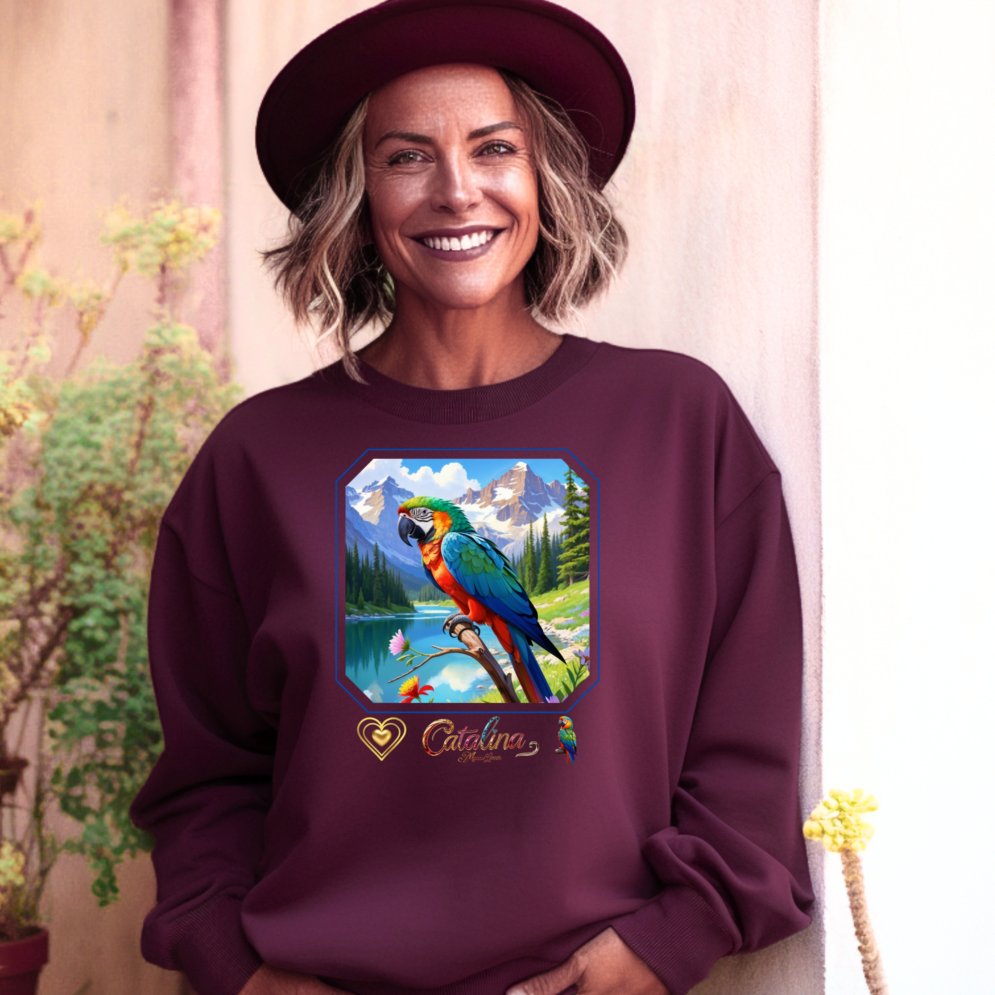 Catalina Macaw Lover Lake Sweatshirt