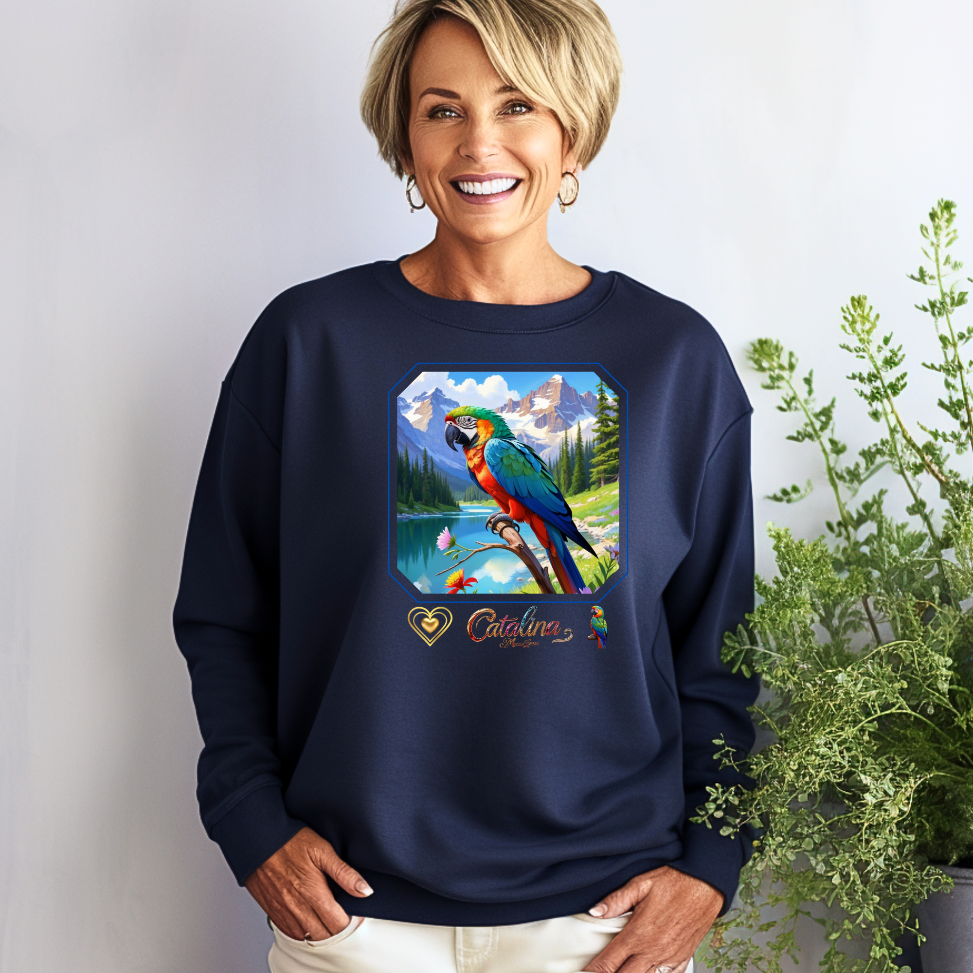Catalina Macaw Lover Lake Sweatshirt