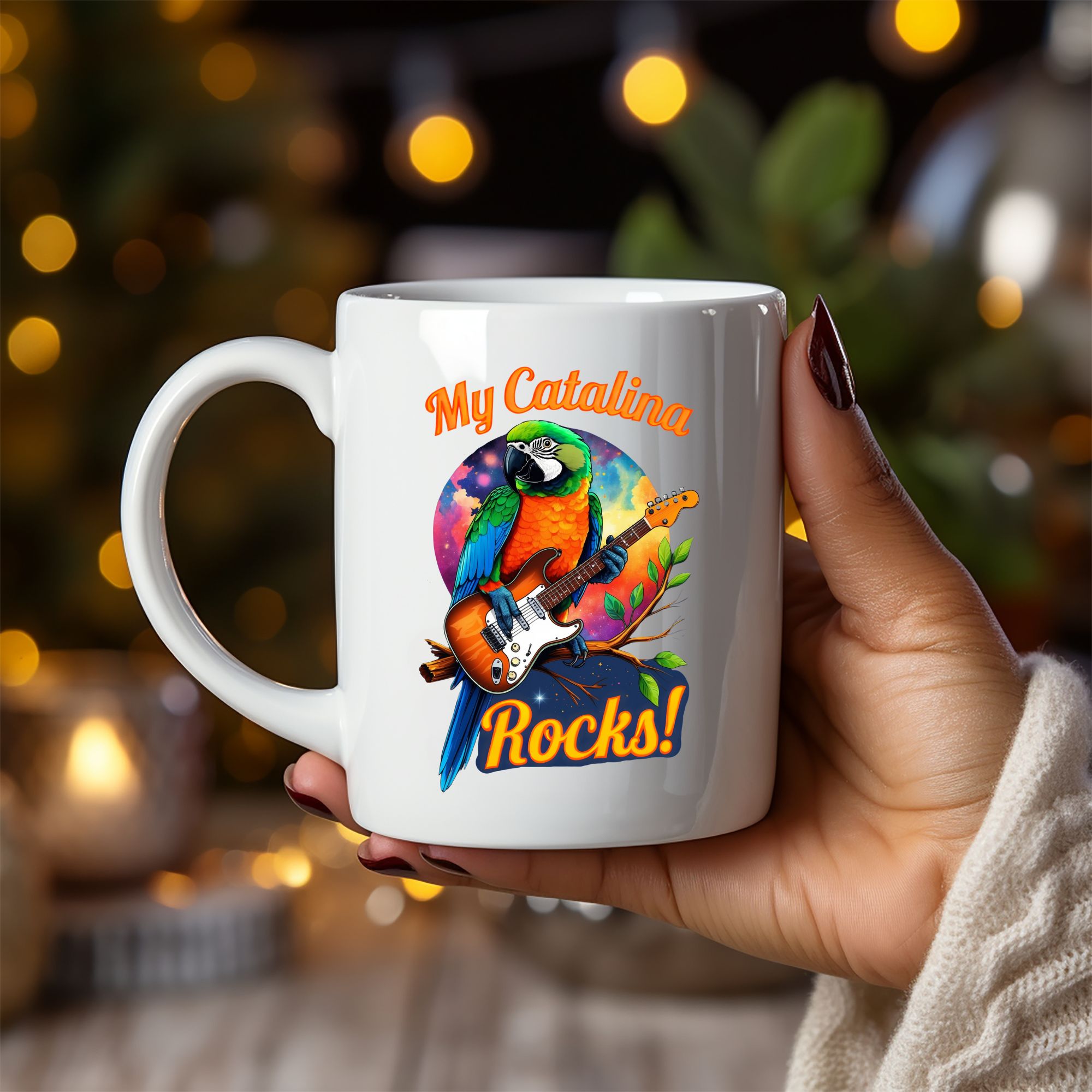 My Catalina Rocks Guitar Mug