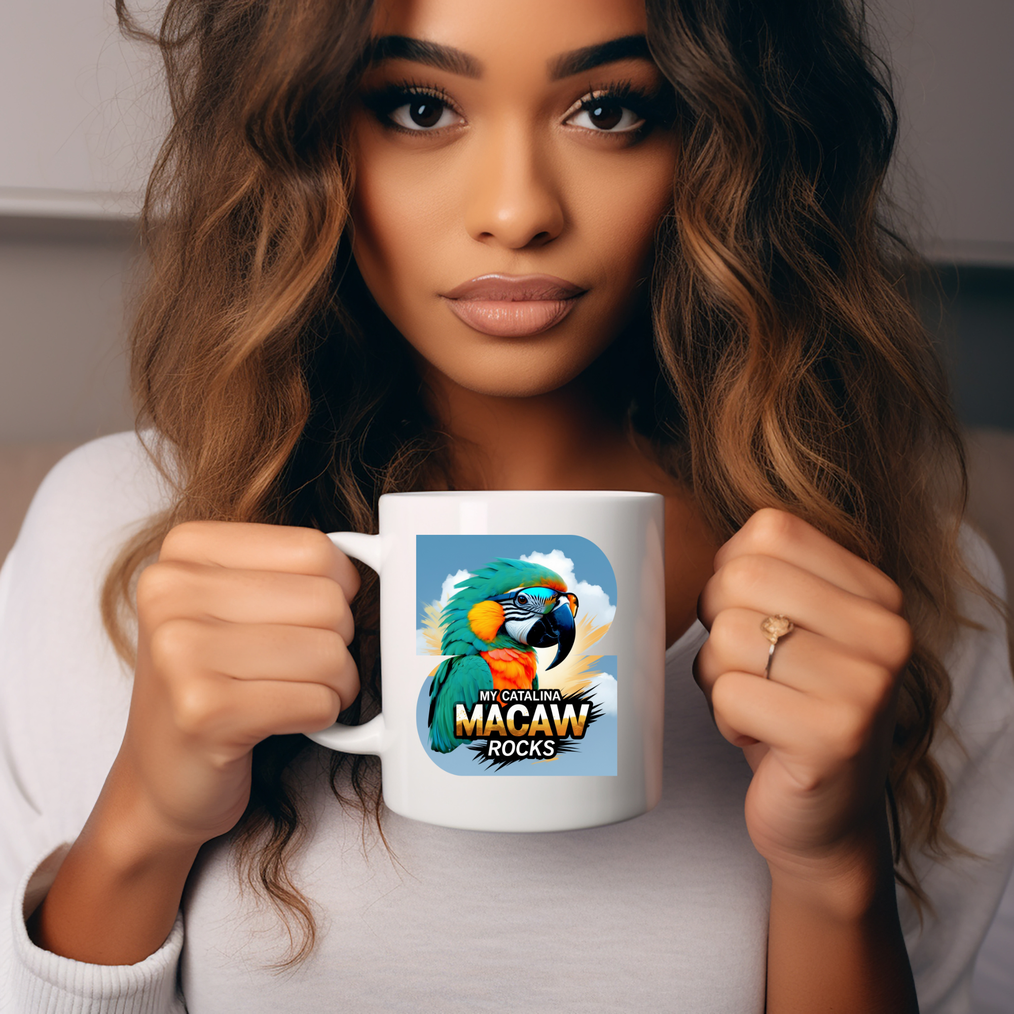 My Catalina Macaw Rocks Mug