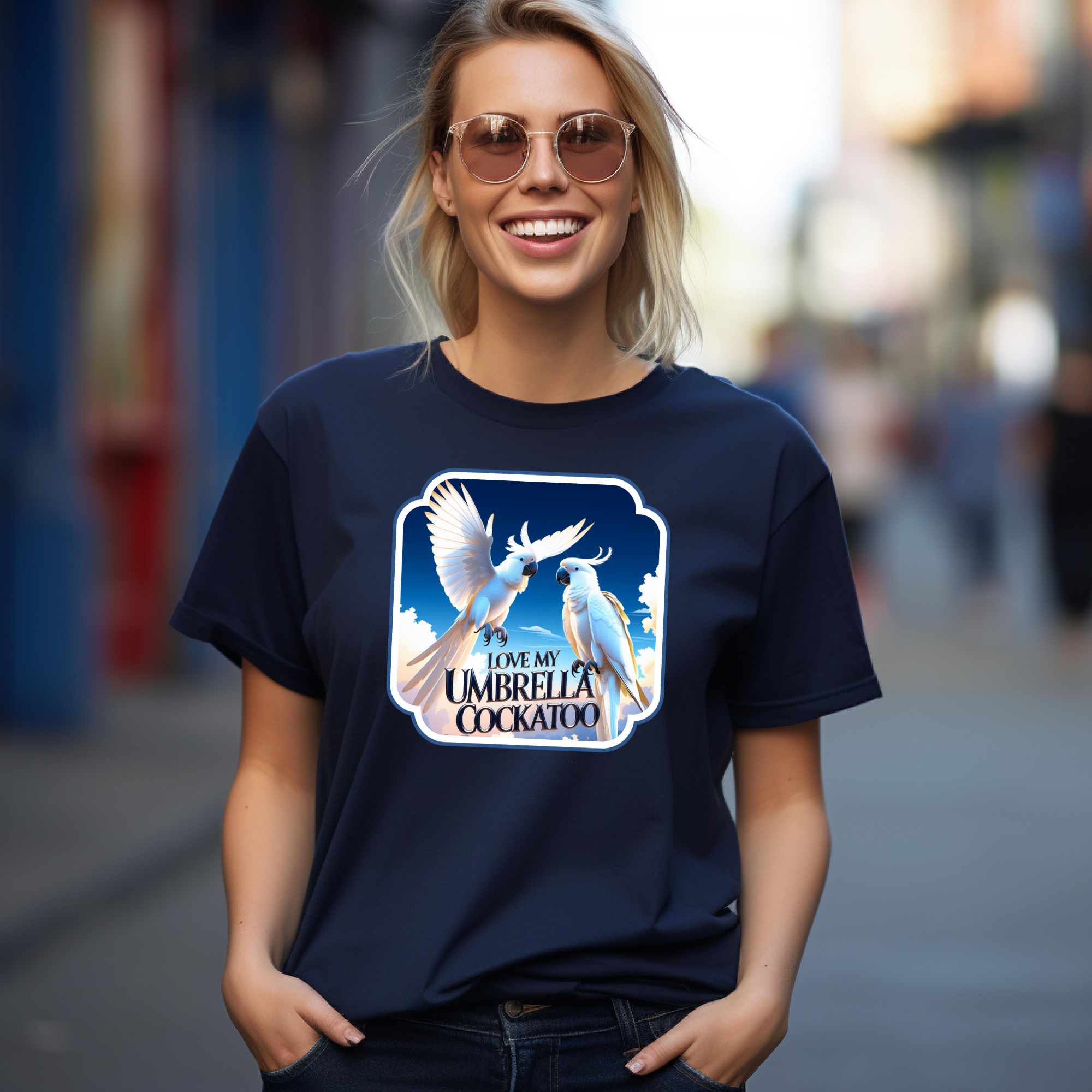 Love My Umbrella Cockatoo T‑Shirt