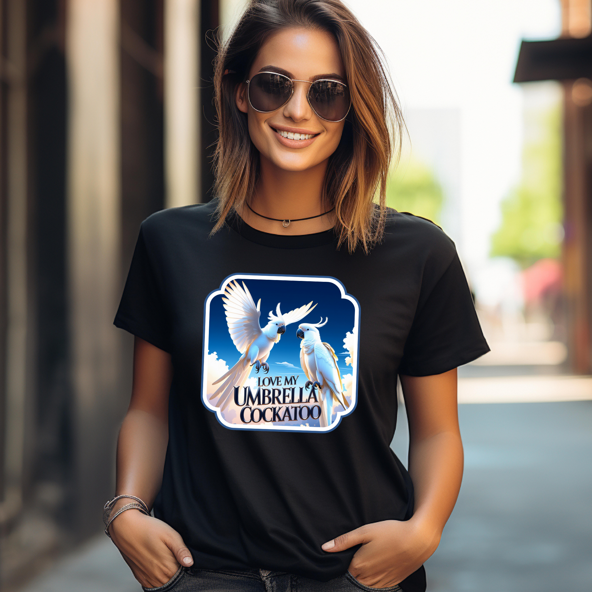 Love My Umbrella Cockatoo T‑Shirt