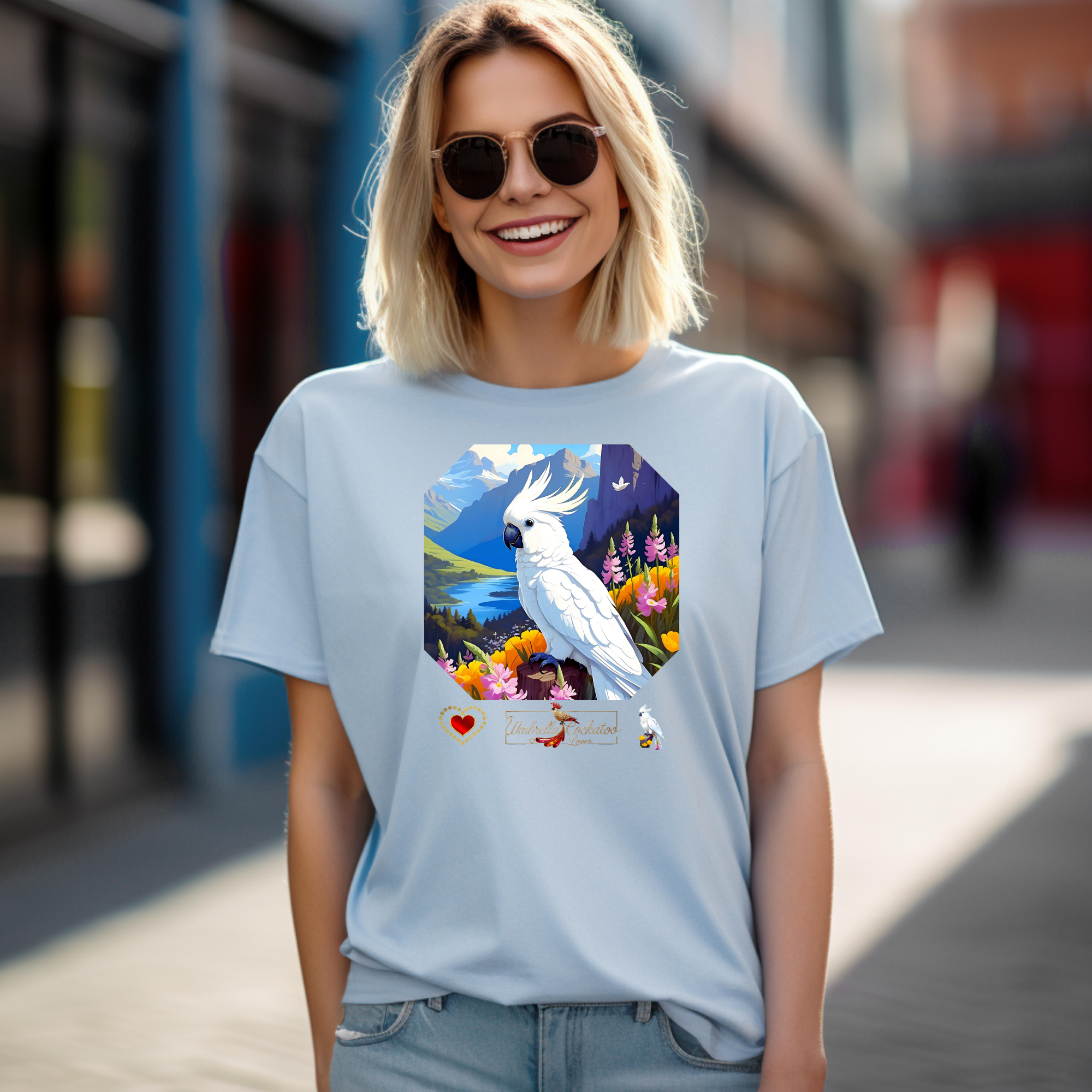 White Umbrella Cockatoo Lover T-Shirt