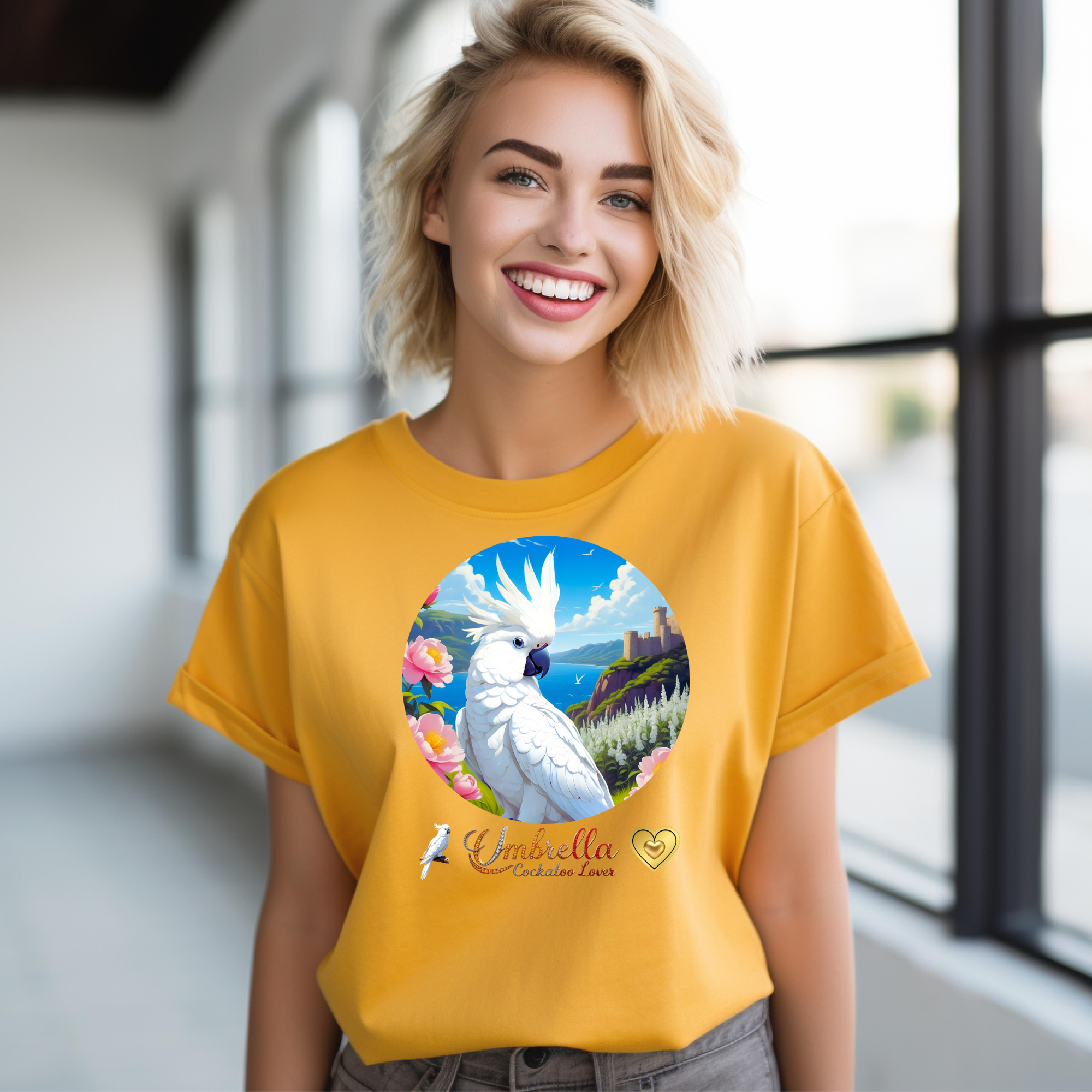 Mountain Umbrella Cockatoo Lover T-Shirt