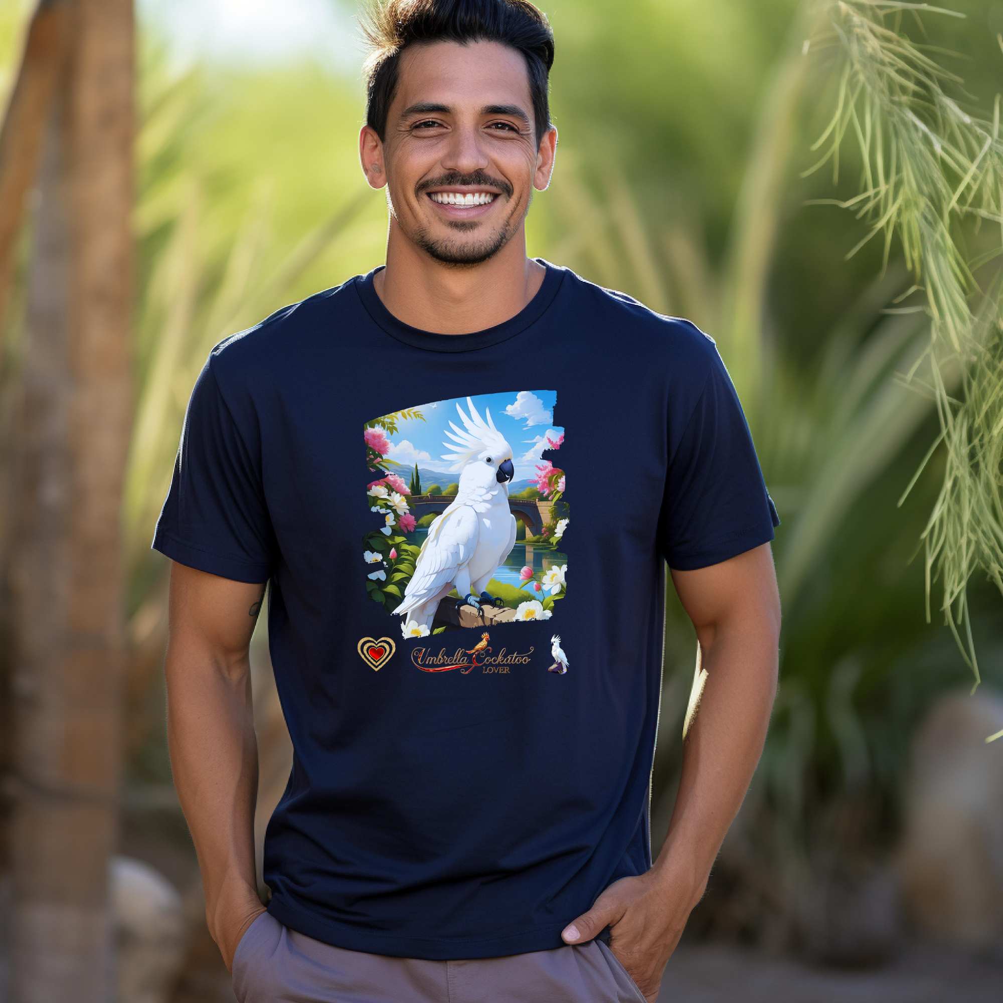 White Umbrella Cockatoo Lover T-Shirt