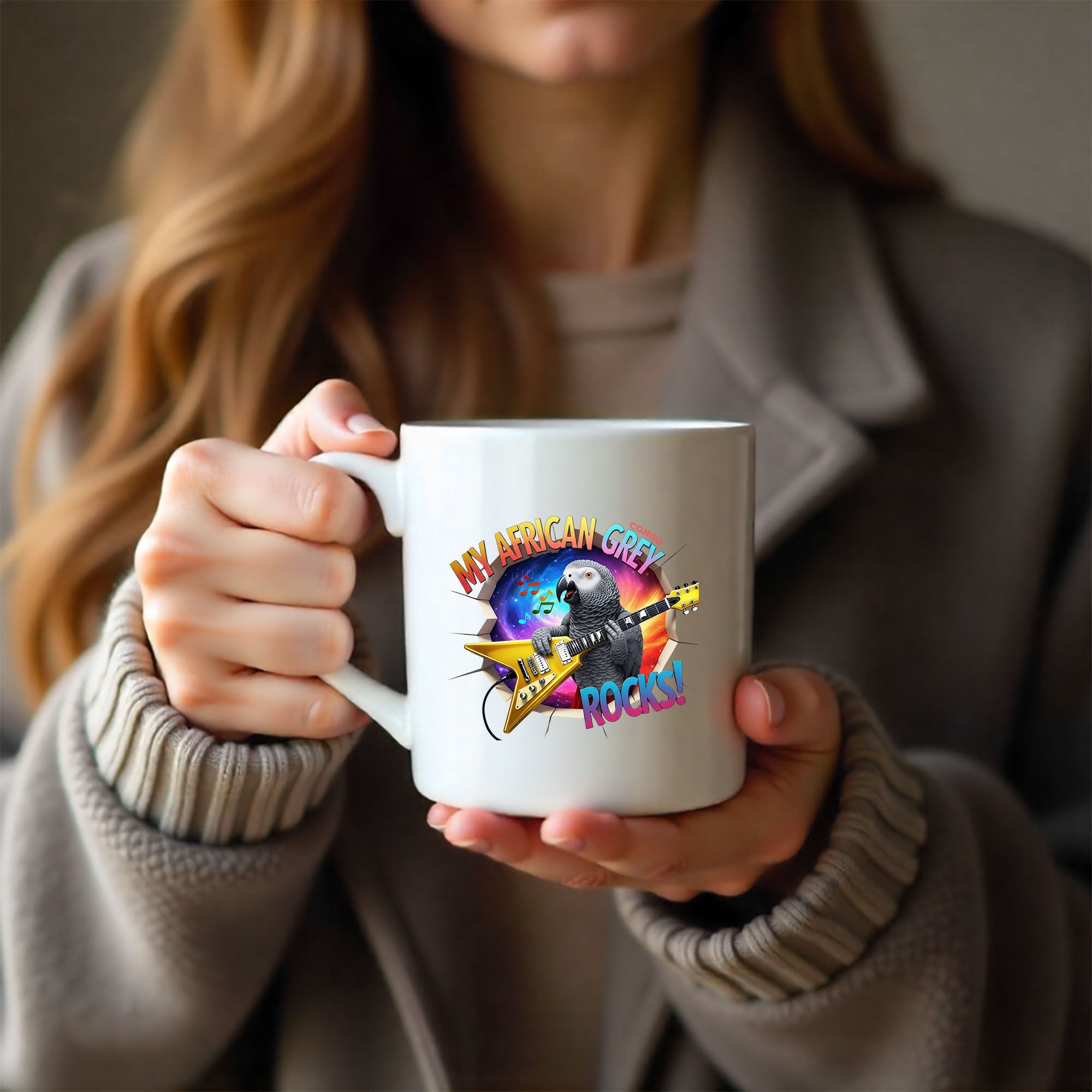 My African Grey Congo Rocks Mug