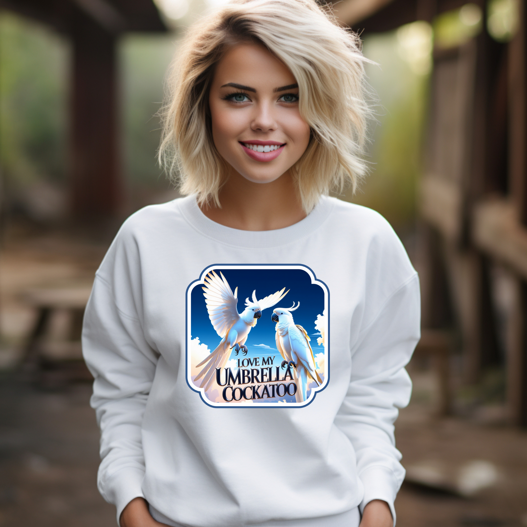 Love My Umbrella Cockatoo Sweatshirt