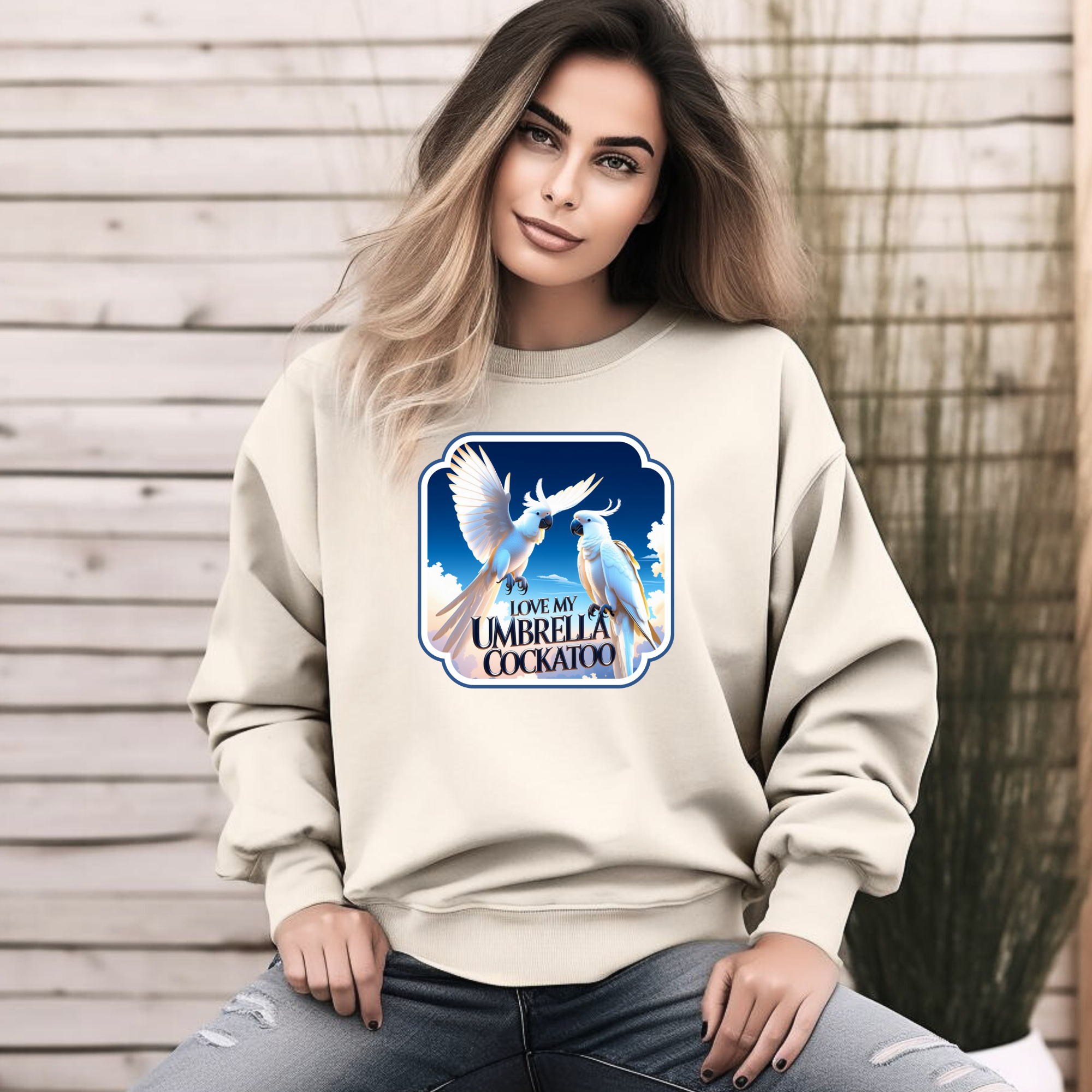 Love My Umbrella Cockatoo Sweatshirt