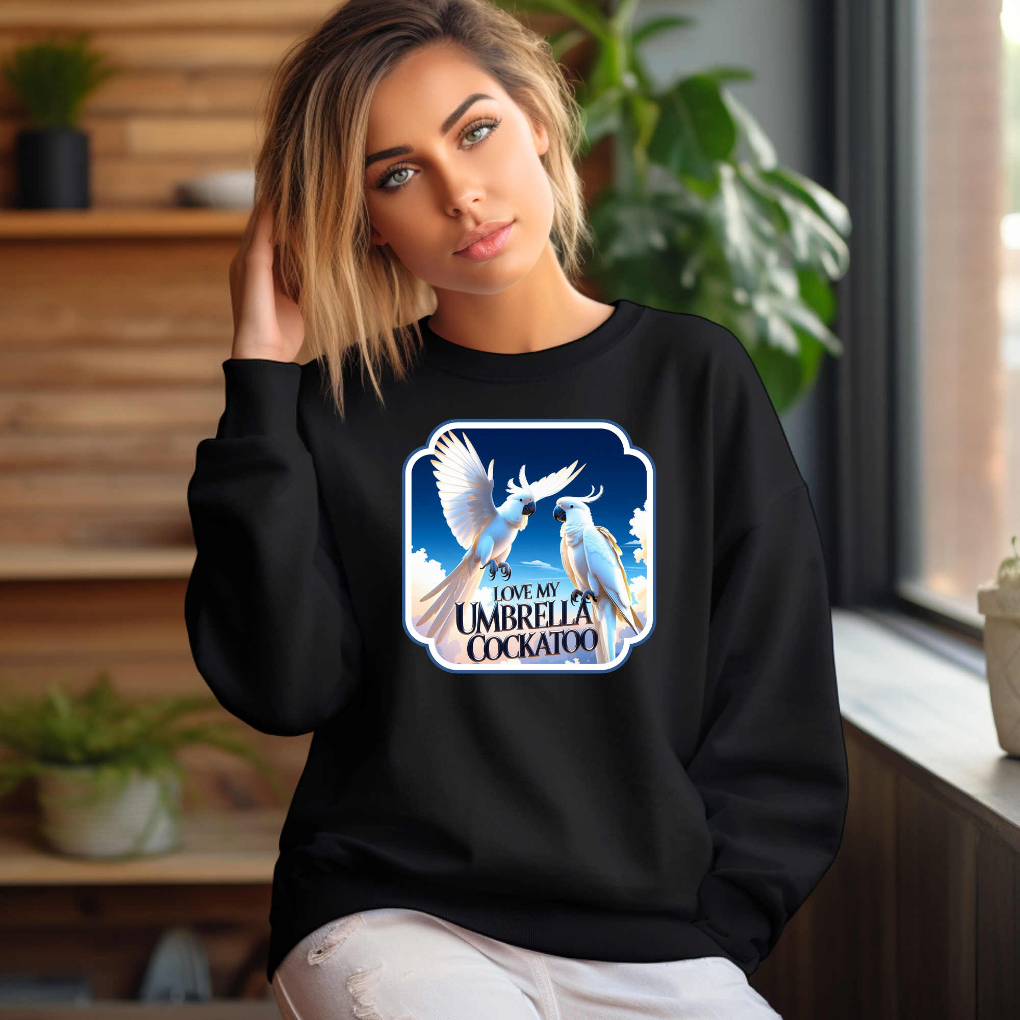 Love My Umbrella Cockatoo Sweatshirt