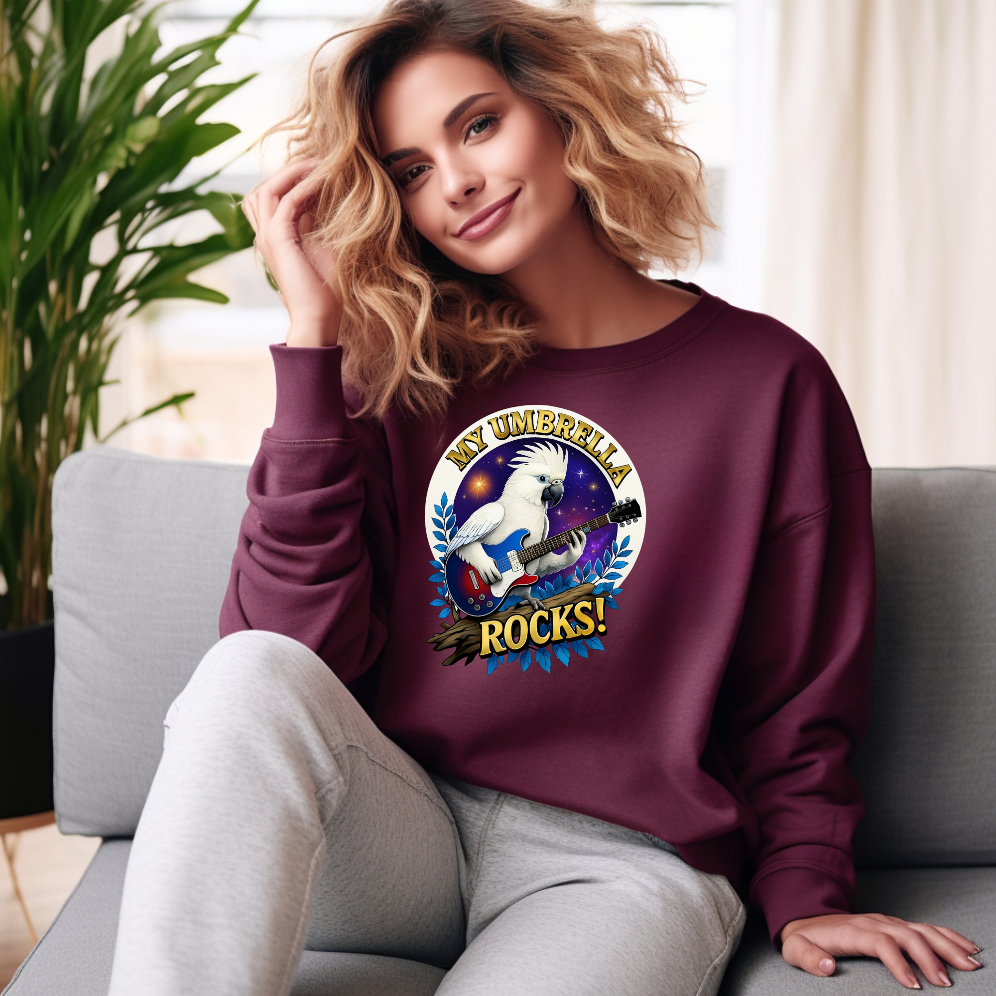Umbrella Cockatoo Sweatshirt