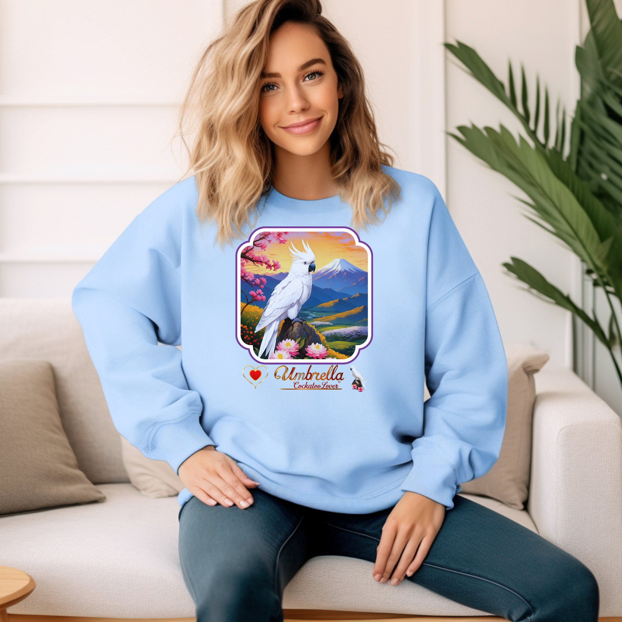 Mountain Umbrella Cockatoo Lover Sweatshirt