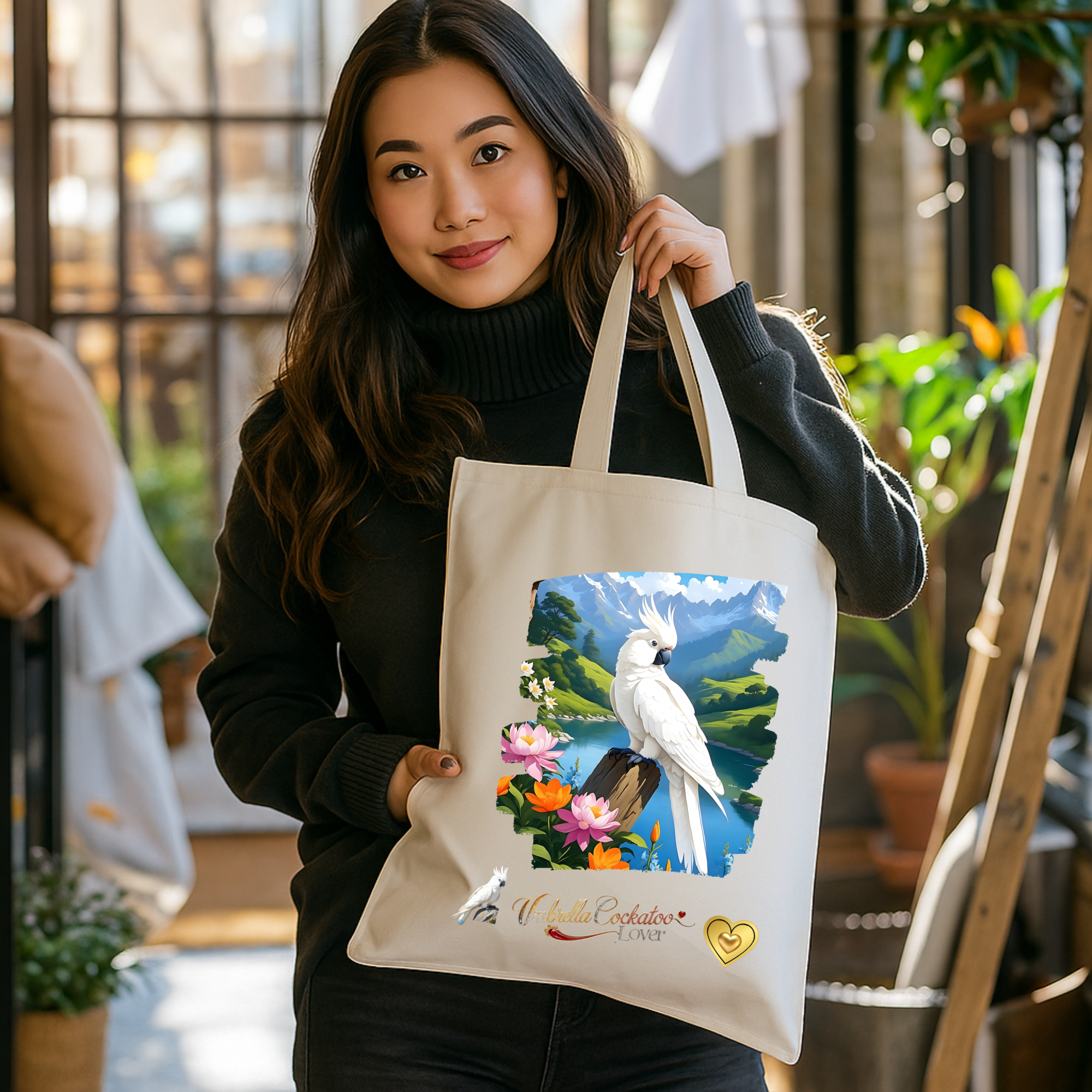 Umbrella Cockatoo Lover Tote Bag