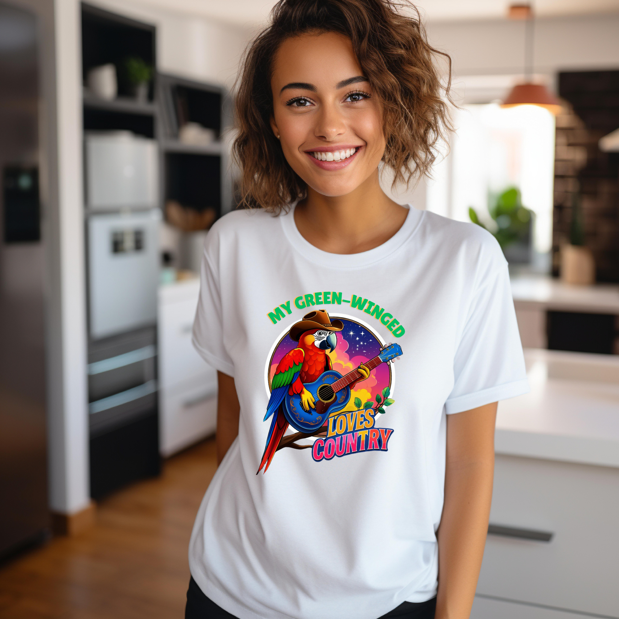 My Green-Winged Loves Country T-Shirt