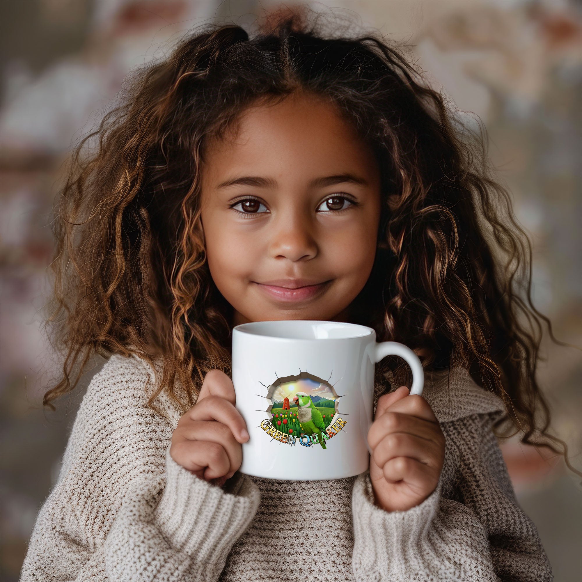 Green Guaker Meadow Scenic Mug